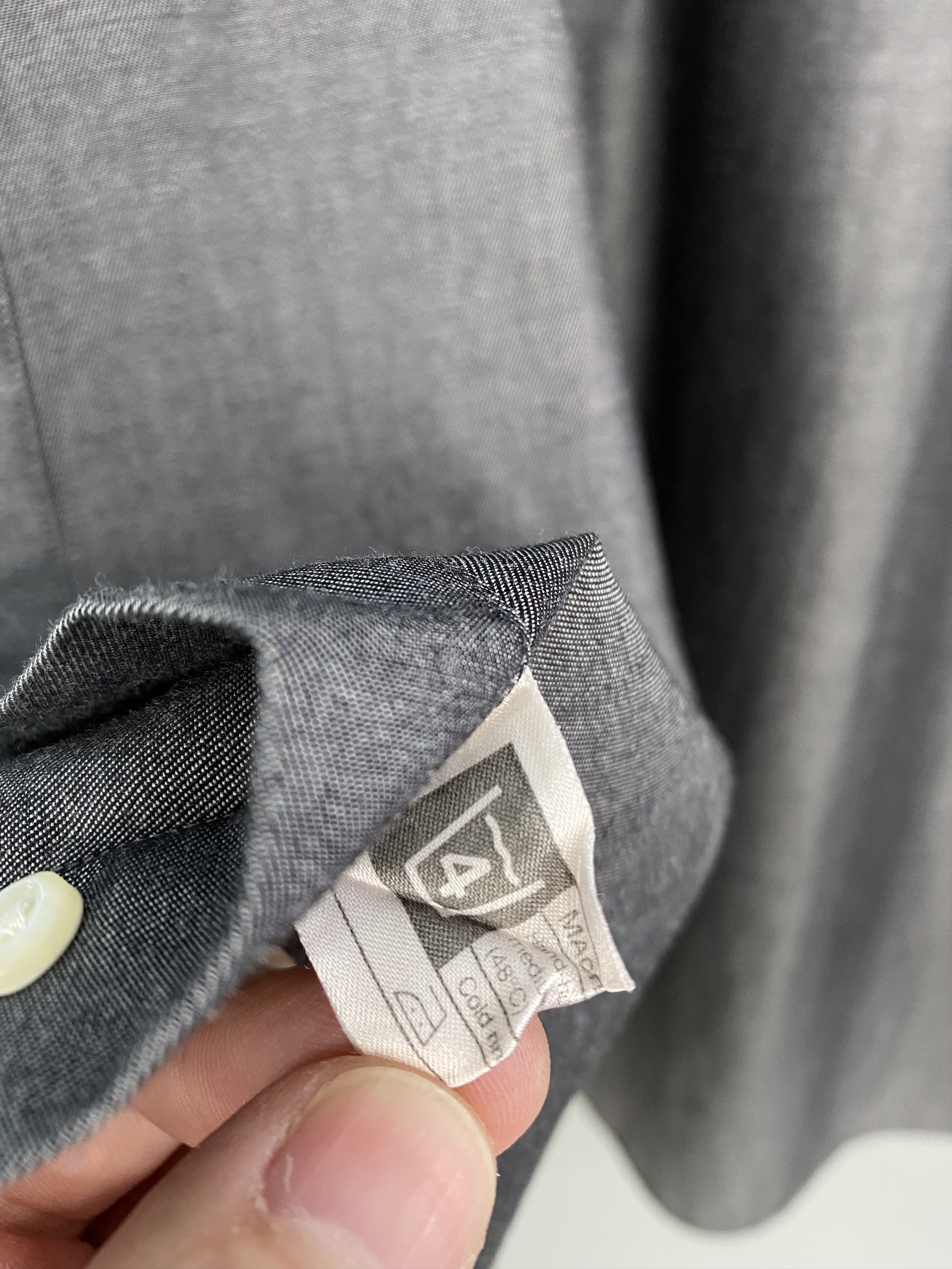 Christian Dior Monsieur Christian Dior Luxury Shirt Size 17 / 43 Size US L / EU 52-54 / 3 - 8 Thumbnail