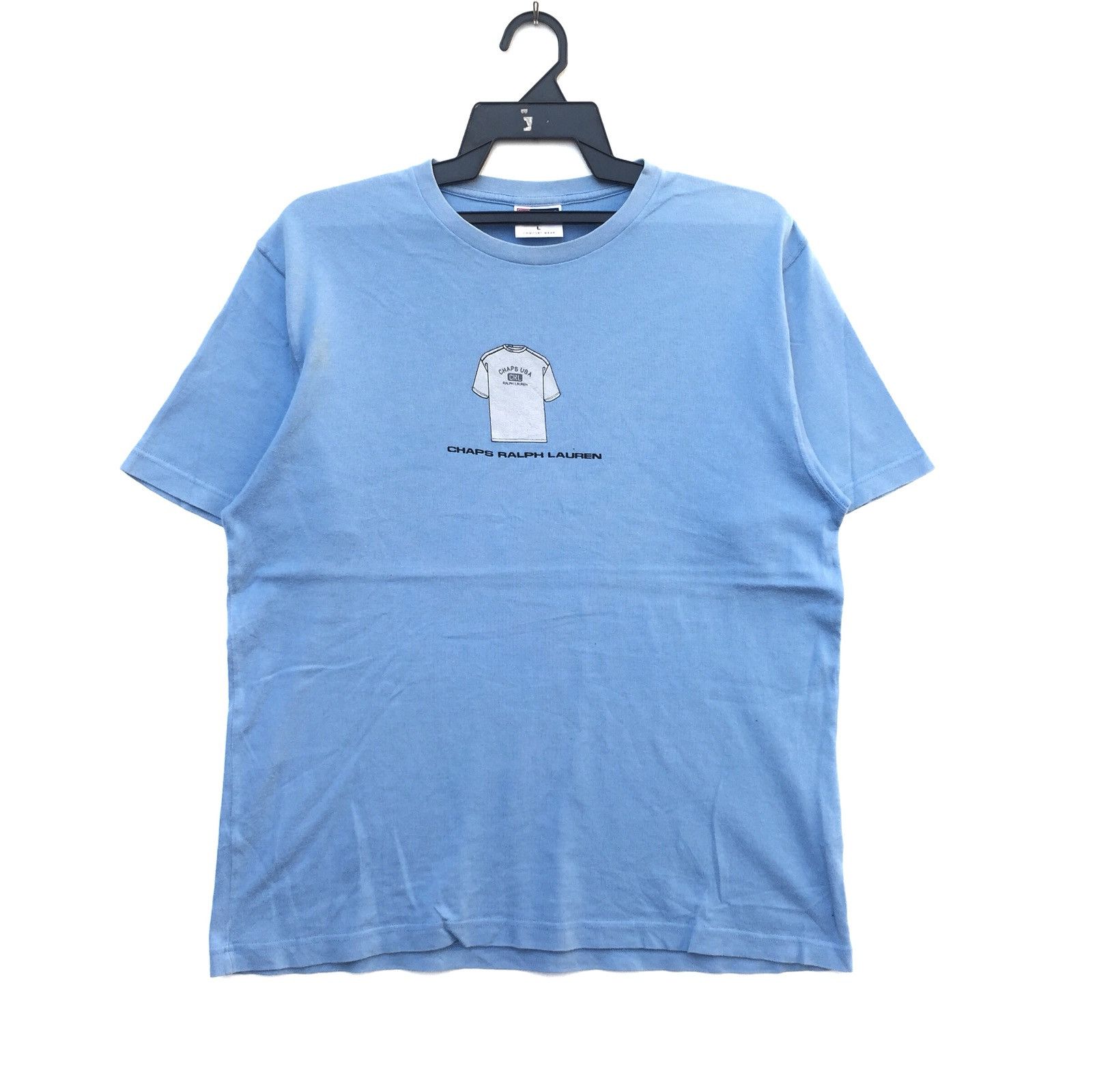 Chaps Vintage 90s Chaps by Ralph Lauren Big Logo T-shirt | L Size US L / EU 52-54 / 3 - 6 Thumbnail