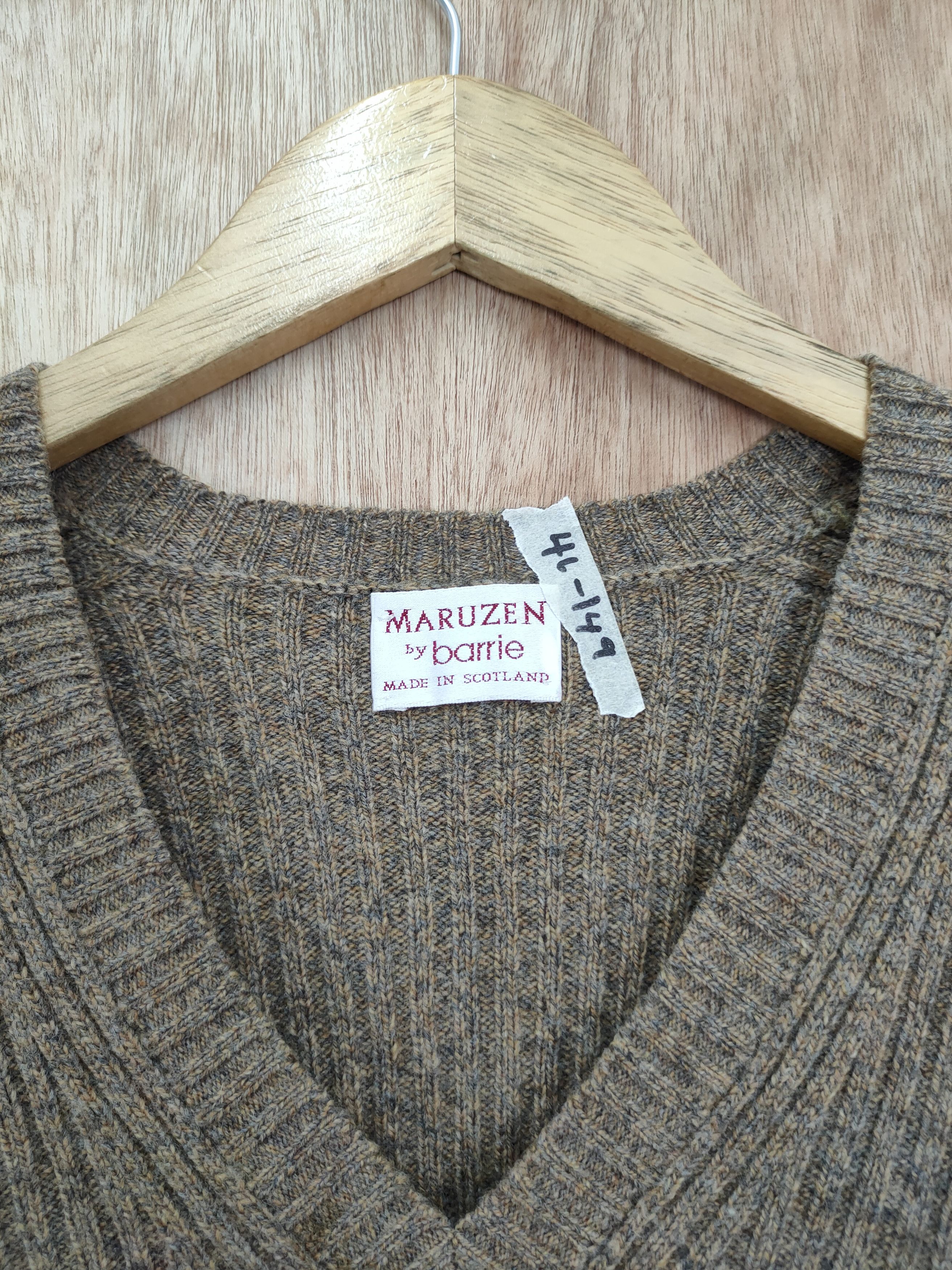 Homespun Knitwear DL Maruzen By Barrie made in Scotland knitwear #46-149 Size US M / EU 48-50 / 2 - 5 Thumbnail