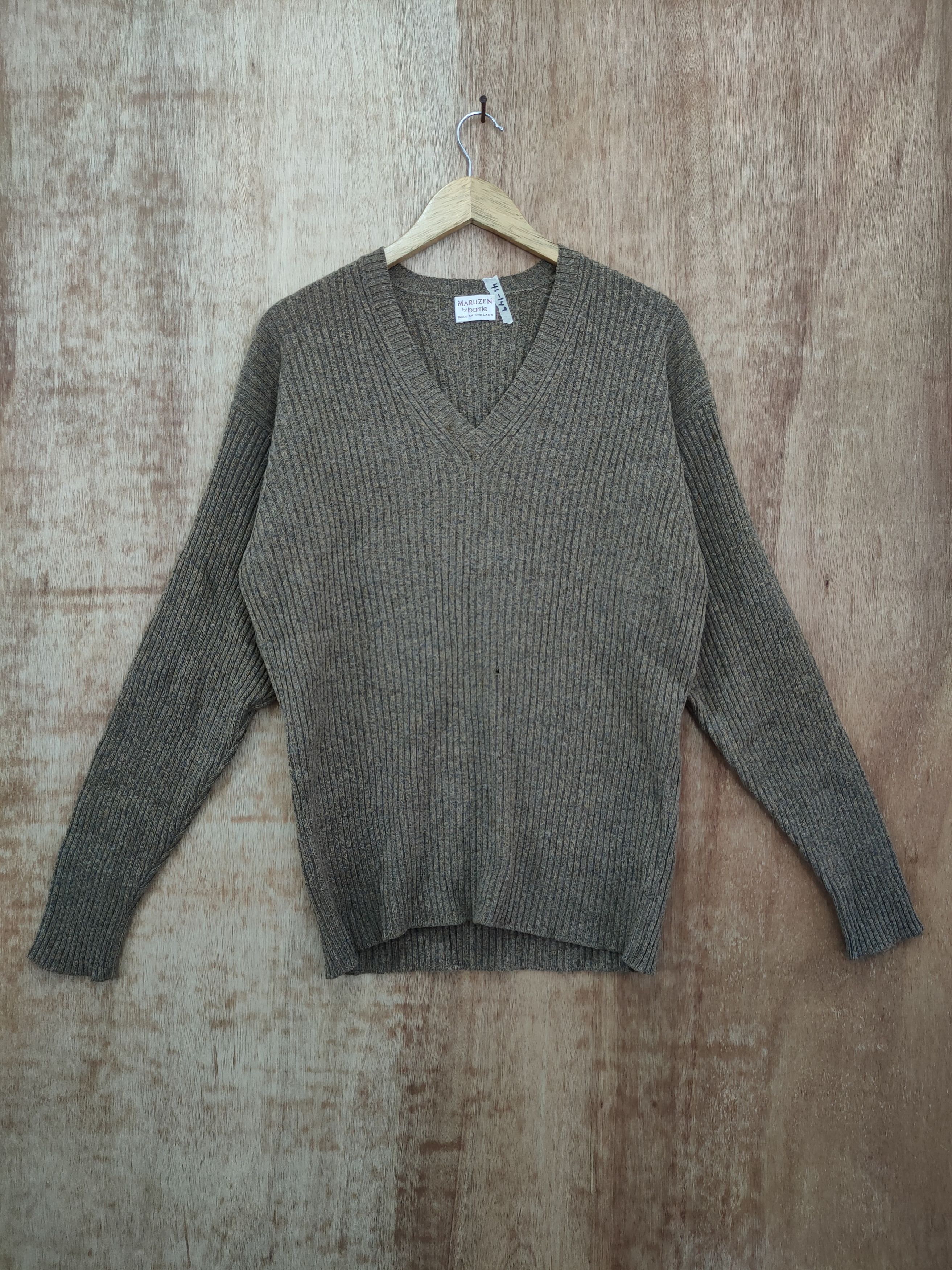 Homespun Knitwear DL Maruzen By Barrie made in Scotland knitwear #46-149 Size US M / EU 48-50 / 2 - 1 Thumbnail