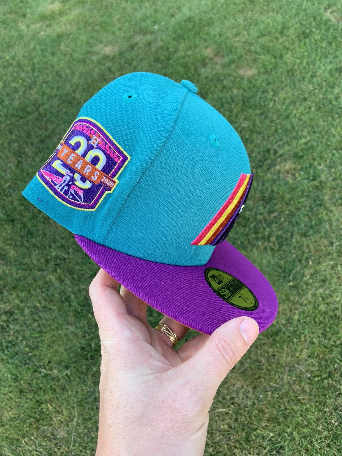 MLB × New Era Exclusive New Era Houston Astros 7 1/8 Two Tone Size ONE SIZE - 6 Thumbnail