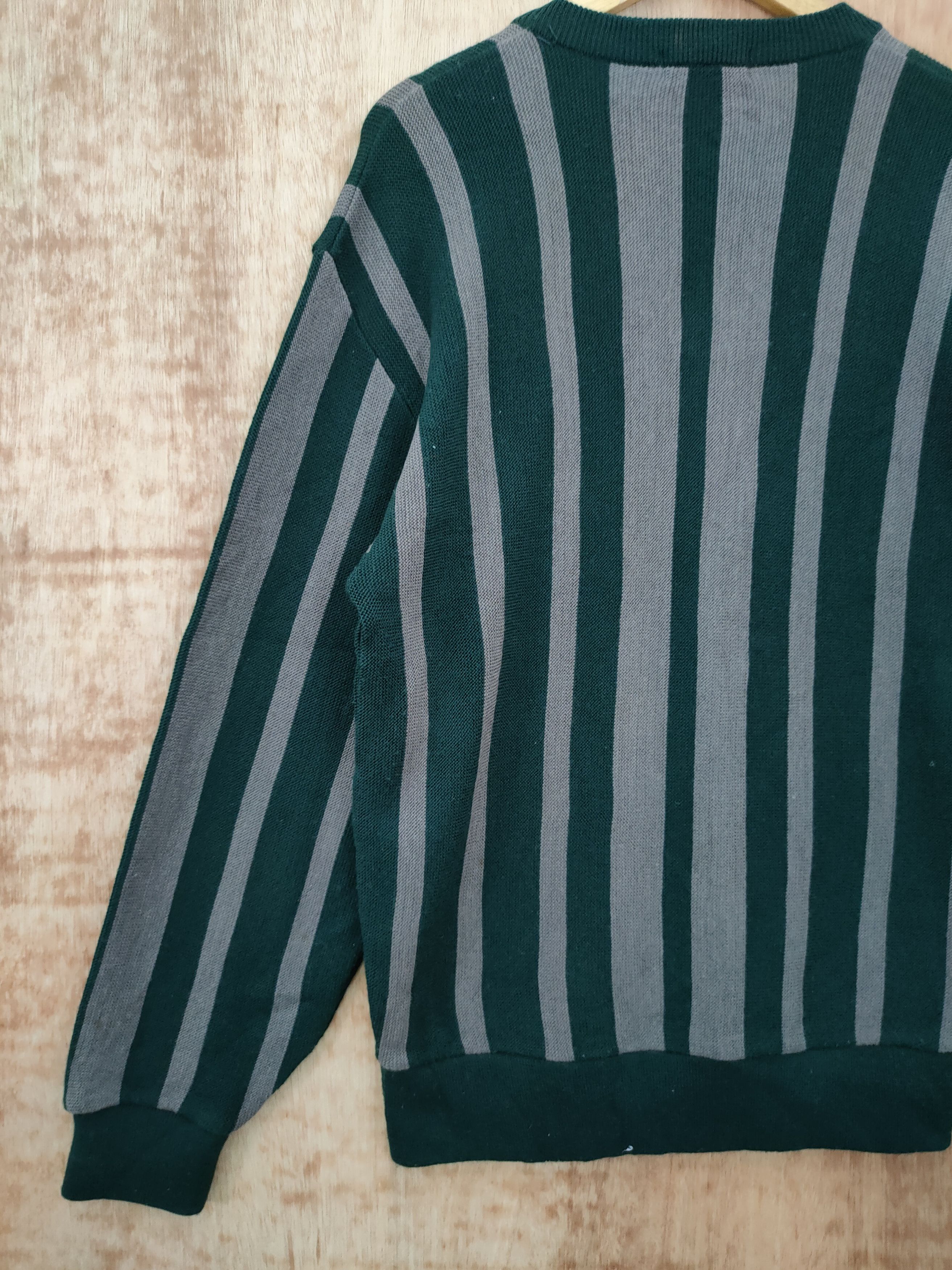 Japanese Brand DLL Rentree knitwear stripe sweatshirt vintage #46-120 Size US L / EU 52-54 / 3 - 7 Thumbnail