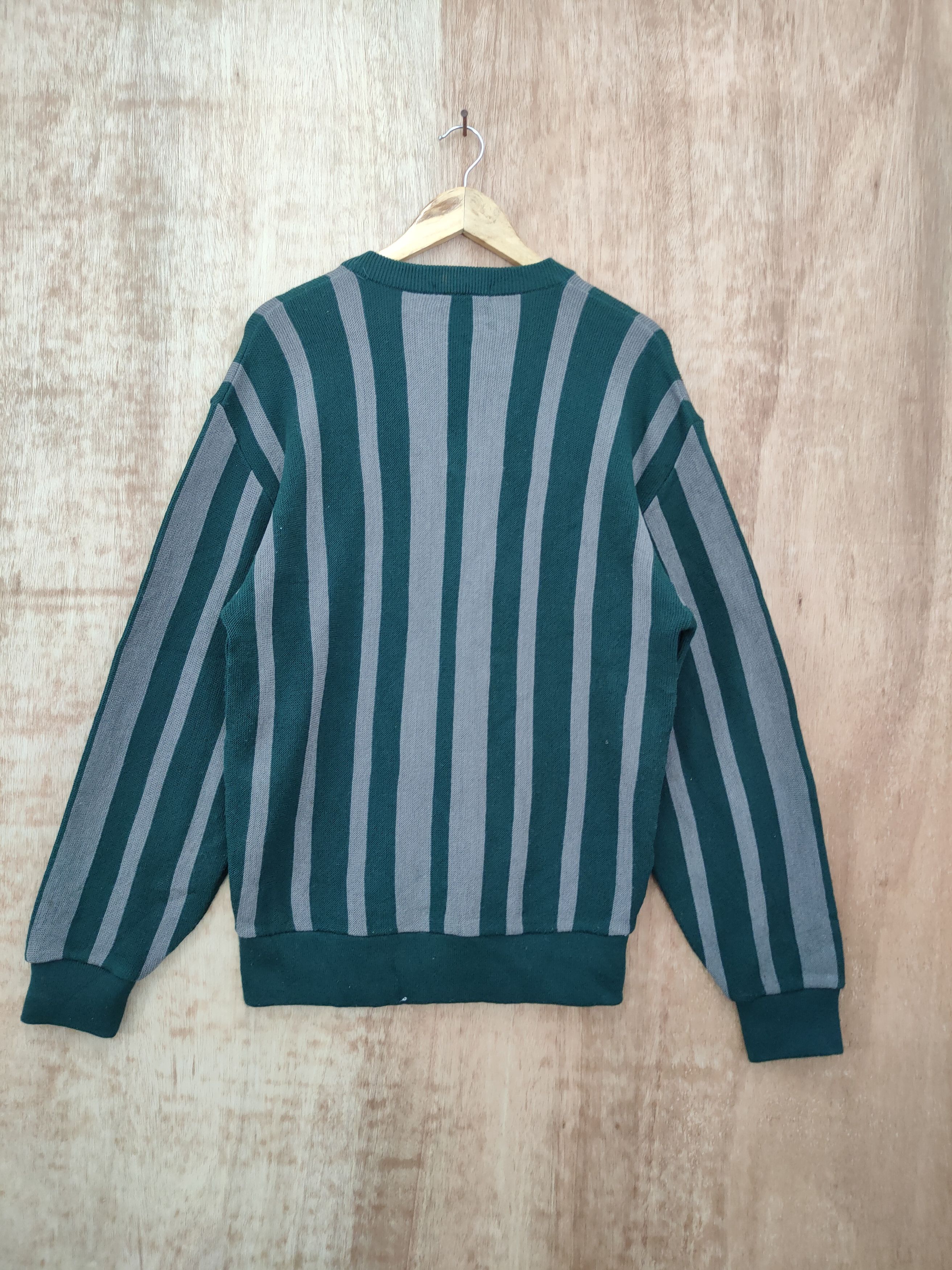Japanese Brand DLL Rentree knitwear stripe sweatshirt vintage #46-120 Size US L / EU 52-54 / 3 - 6 Thumbnail