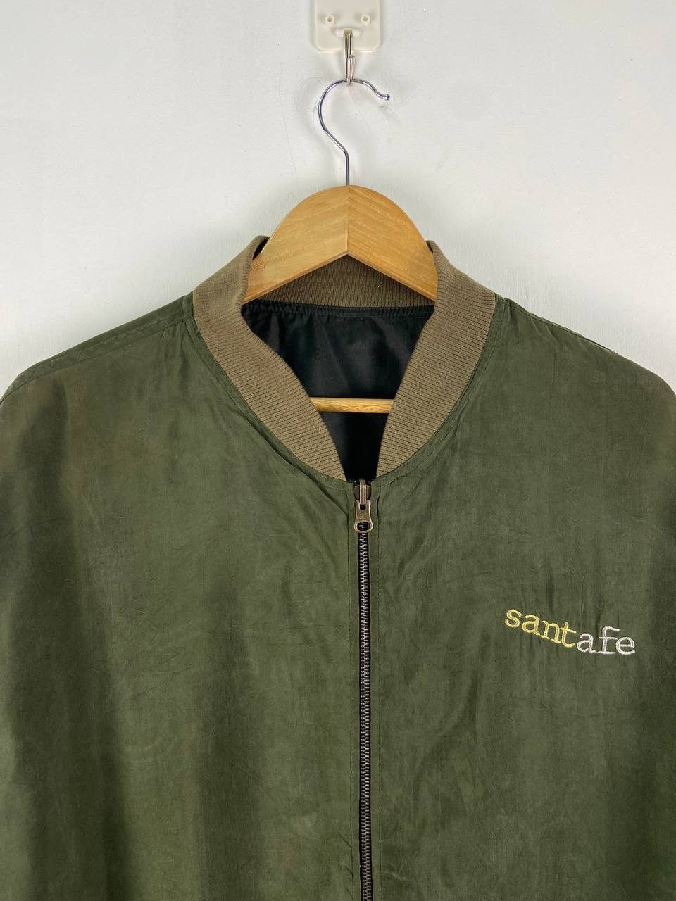 Japanese Brand 90s Vintage Santafe Varsity Jacket Size US XXL / EU 58 / 5 - 4 Thumbnail