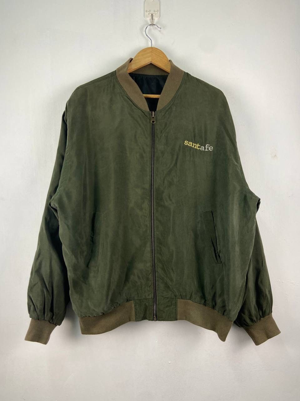 Japanese Brand 90s Vintage Santafe Varsity Jacket Size US XXL / EU 58 / 5 - 2 Thumbnail