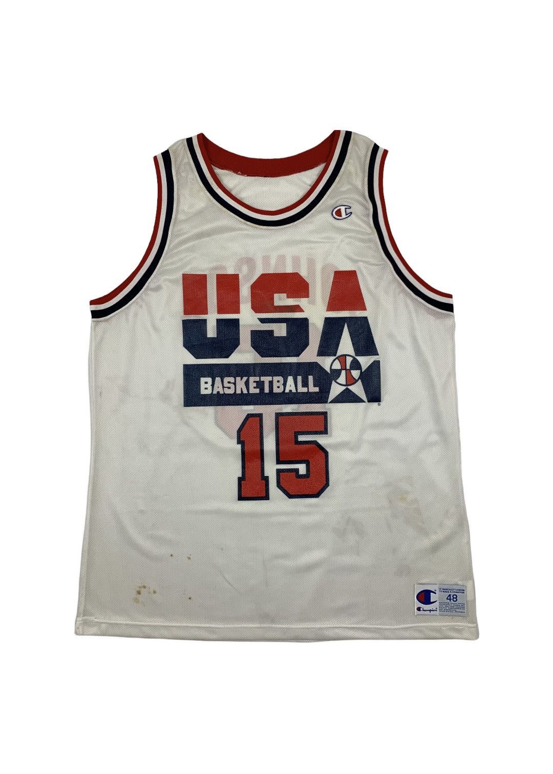 NBA Vintage Earvin Magic Johnson USA Basketball Team Jersey Size US XL / EU 56 / 4 - 1 Thumbnail