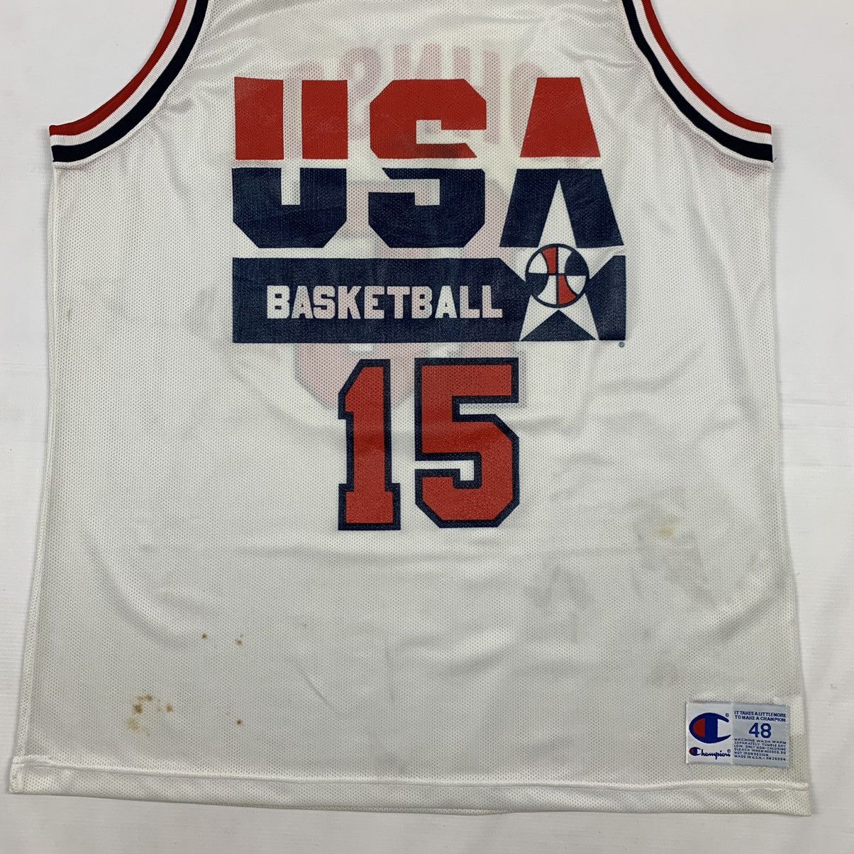 NBA Vintage Earvin Magic Johnson USA Basketball Team Jersey Size US XL / EU 56 / 4 - 3 Thumbnail