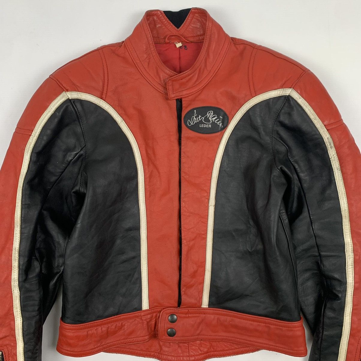 Harley Davidson Vintage Motorcycles Leather Harley Davidson Style Jacket Size US M / EU 48-50 / 2 - 6 Thumbnail