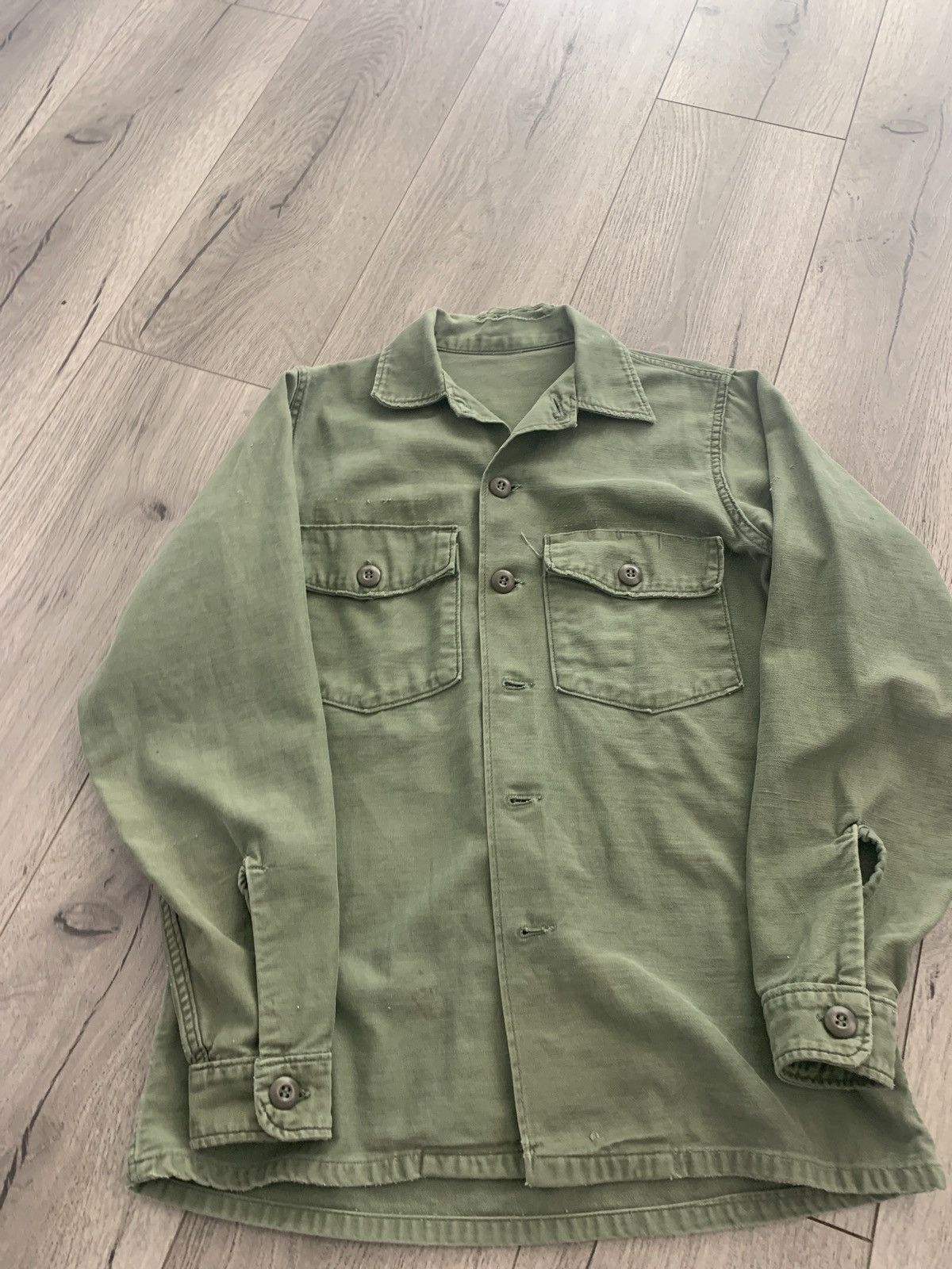 Vintage Korean War Era Fatigue Shirt | Grailed