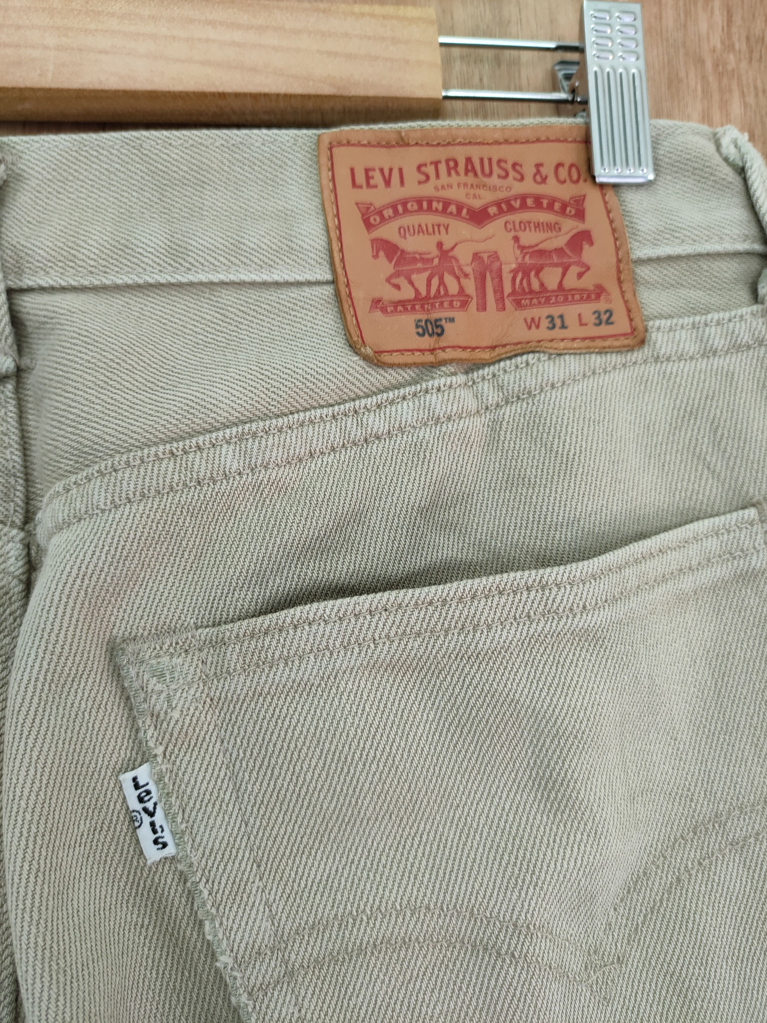 Levi's 505 Levis vintage streetwear casual #46-284A Size US 31 - 9 Thumbnail