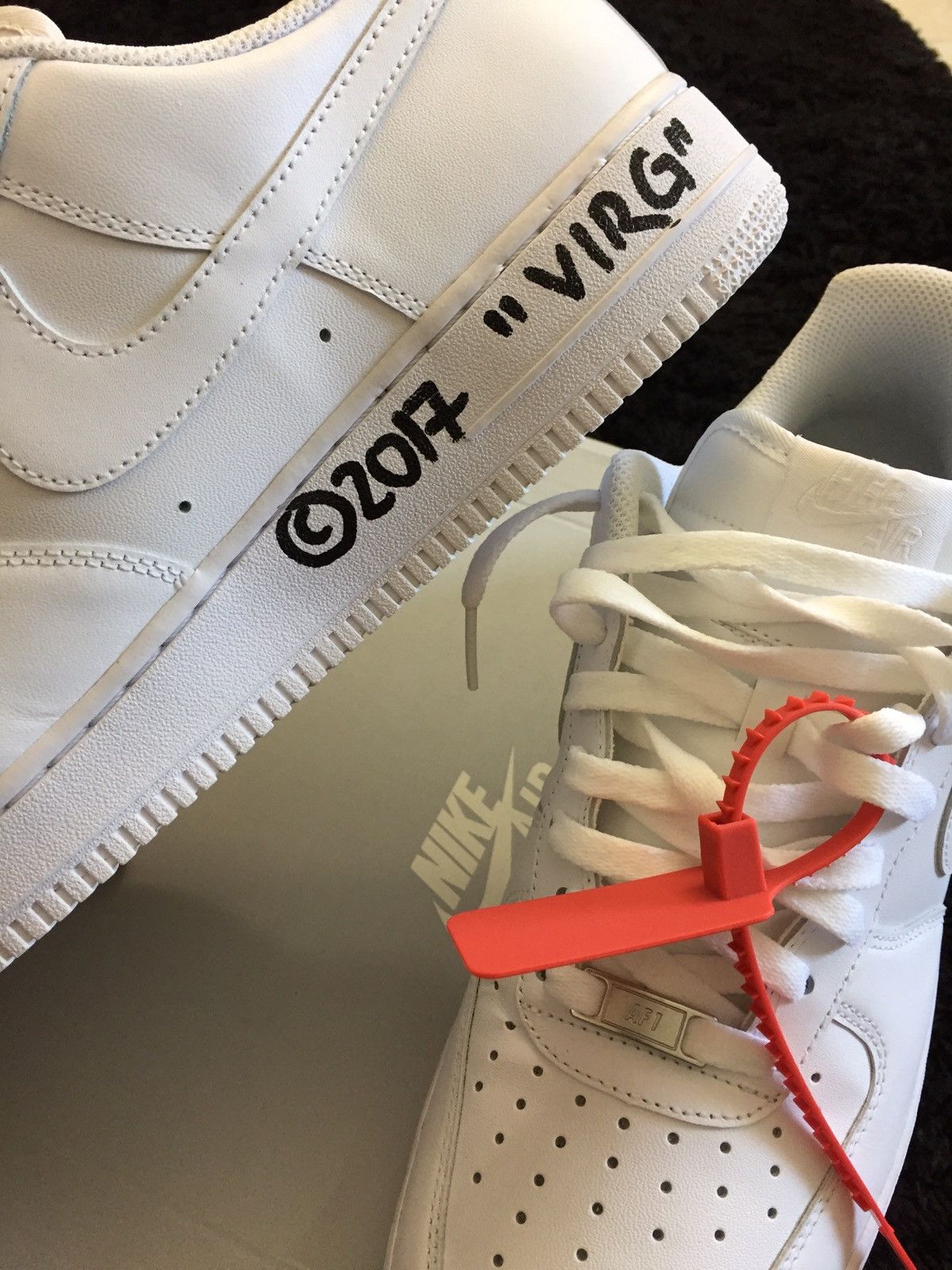 Virgil Abloh SSENSE Air Force 1 Customs