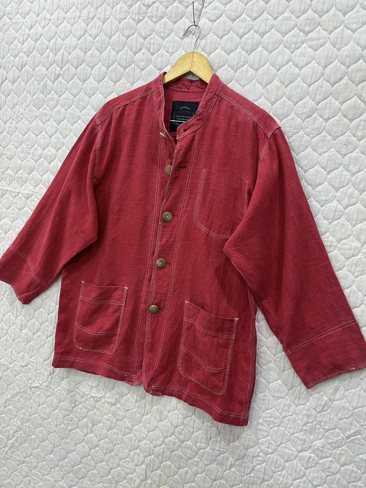 Japanese Brand × Vintage (Dd). JEAN COX BUTTON JACKET Size US L / EU 52-54 / 3 - 3 Thumbnail