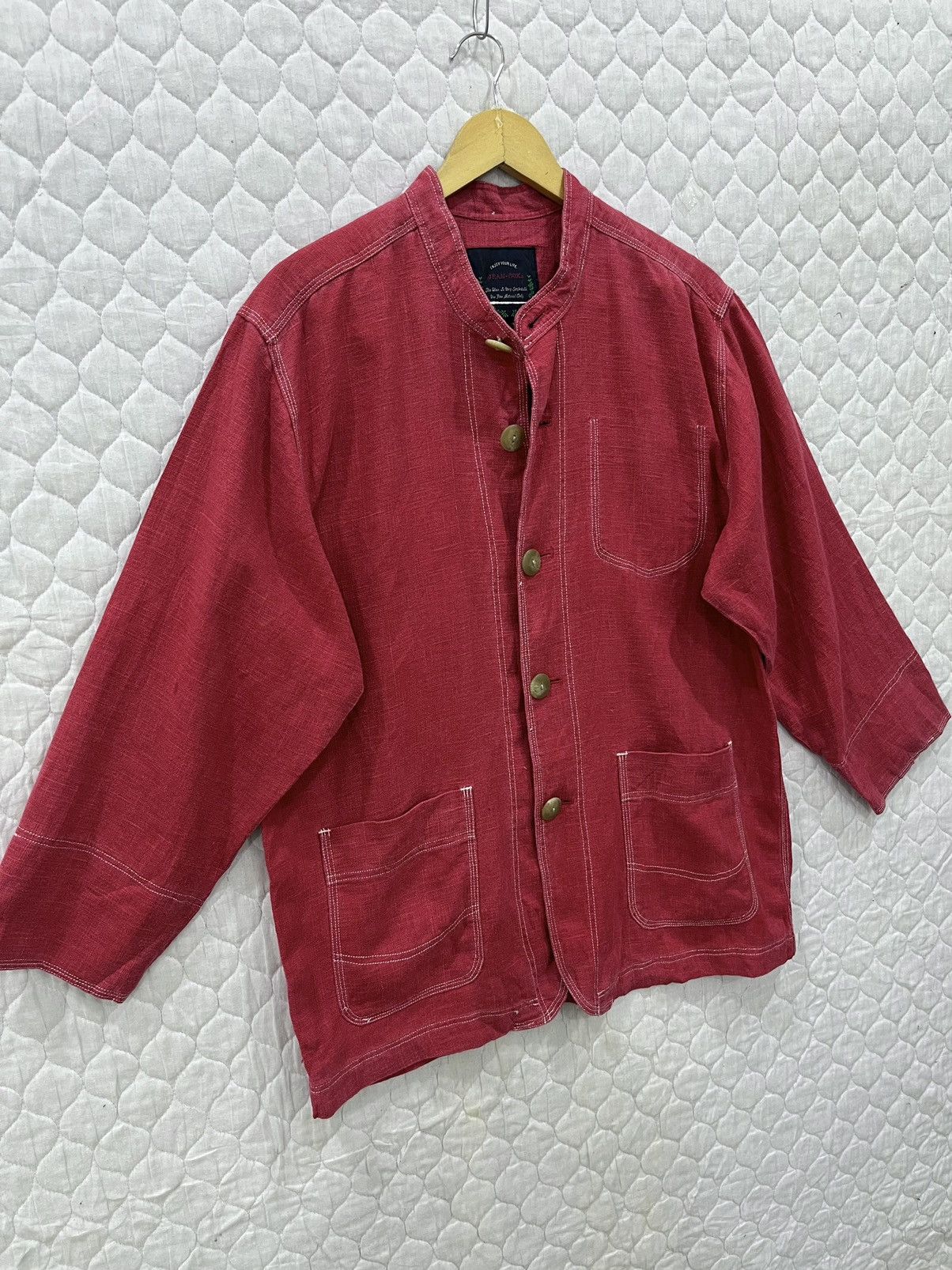 Japanese Brand × Vintage (Dd). JEAN COX BUTTON JACKET Size US L / EU 52-54 / 3 - 4 Thumbnail
