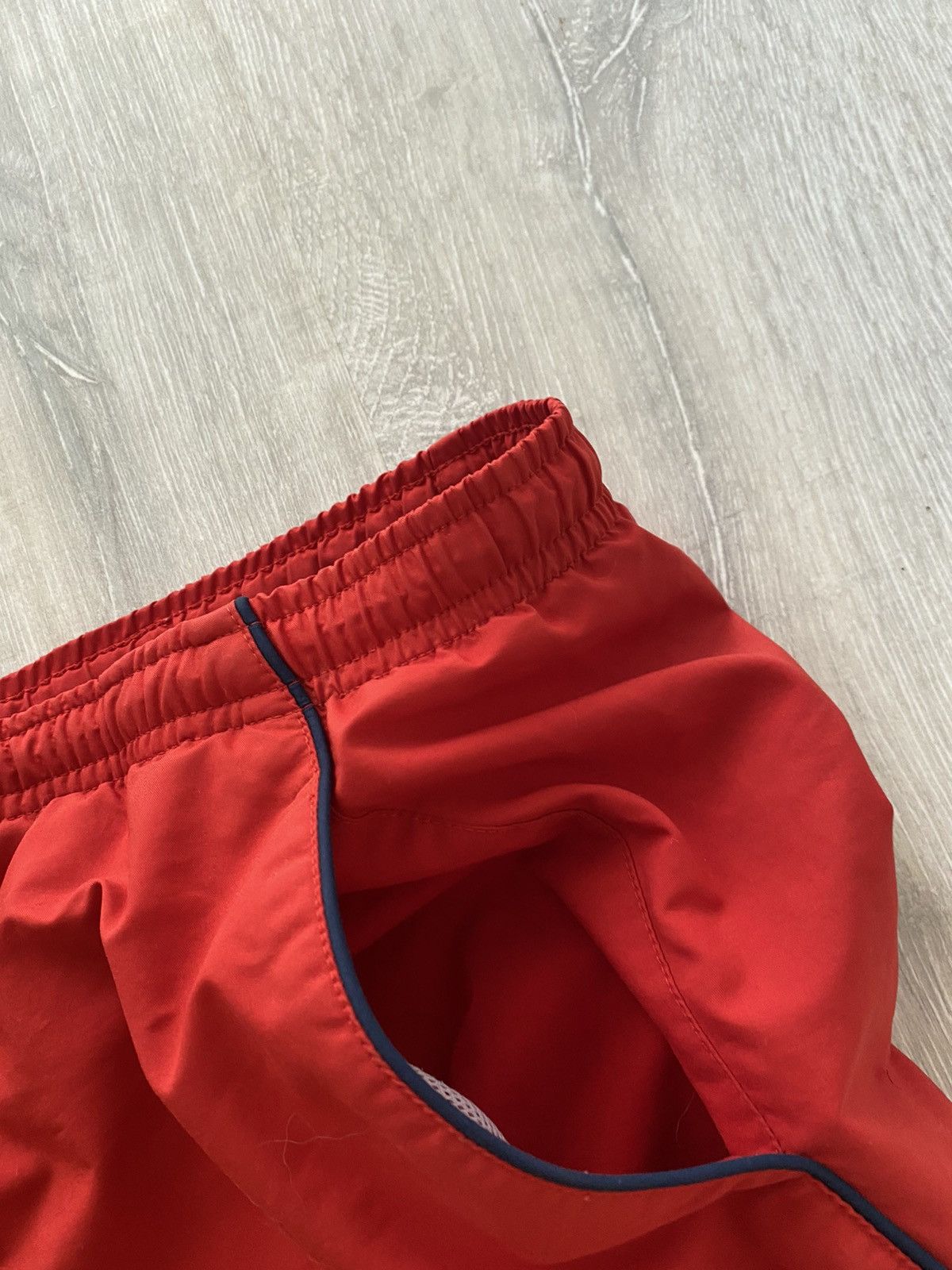 Nike × Vintage Nike vintage red shorts small swoosh 2000s Size US 32 / EU 48 - 4 Thumbnail