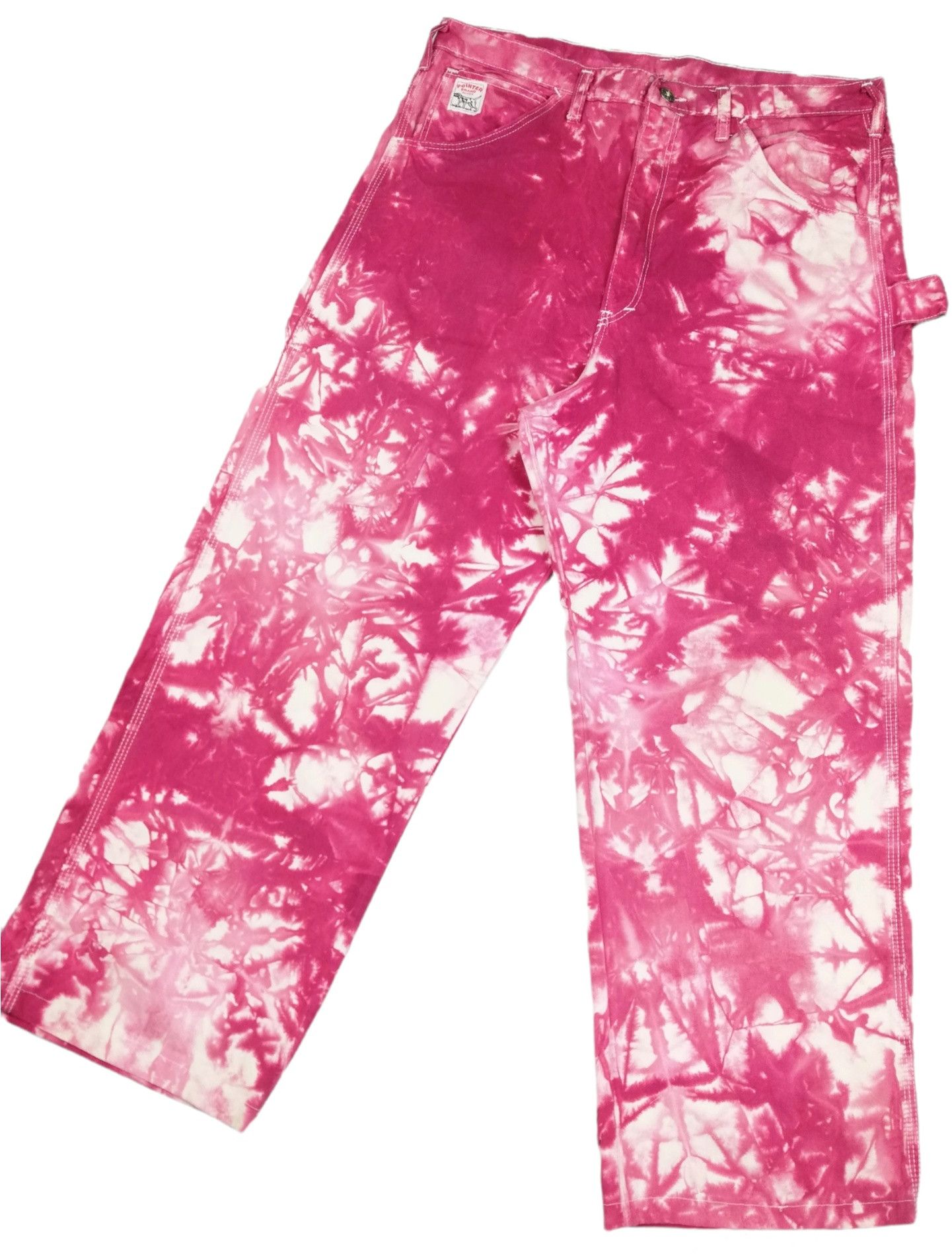 Pointer 🔥American Vintage 1970's Pointer Brand Custom Tie Dye Work Size US 35 - 4 Thumbnail