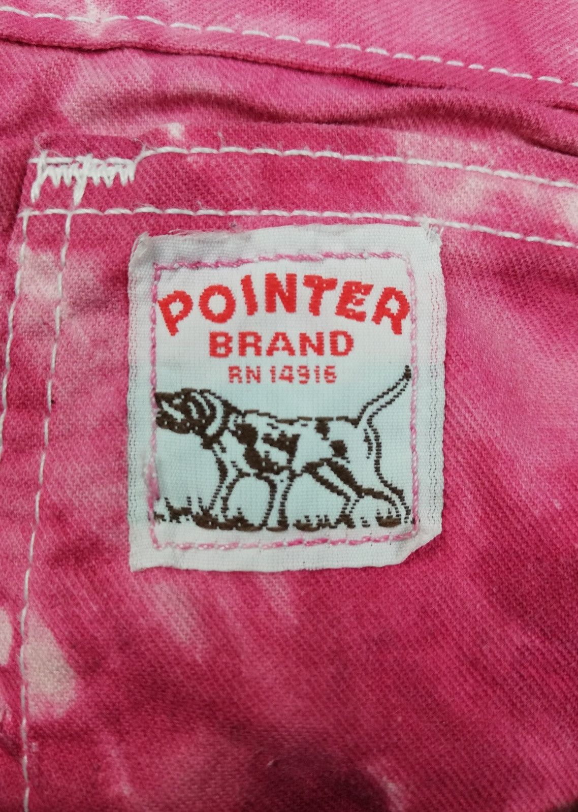 Pointer 🔥American Vintage 1970's Pointer Brand Custom Tie Dye Work Size US 35 - 12 Thumbnail