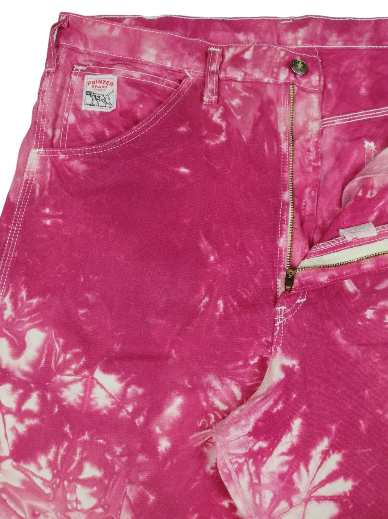 Pointer 🔥American Vintage 1970's Pointer Brand Custom Tie Dye Work Size US 35 - 7 Thumbnail