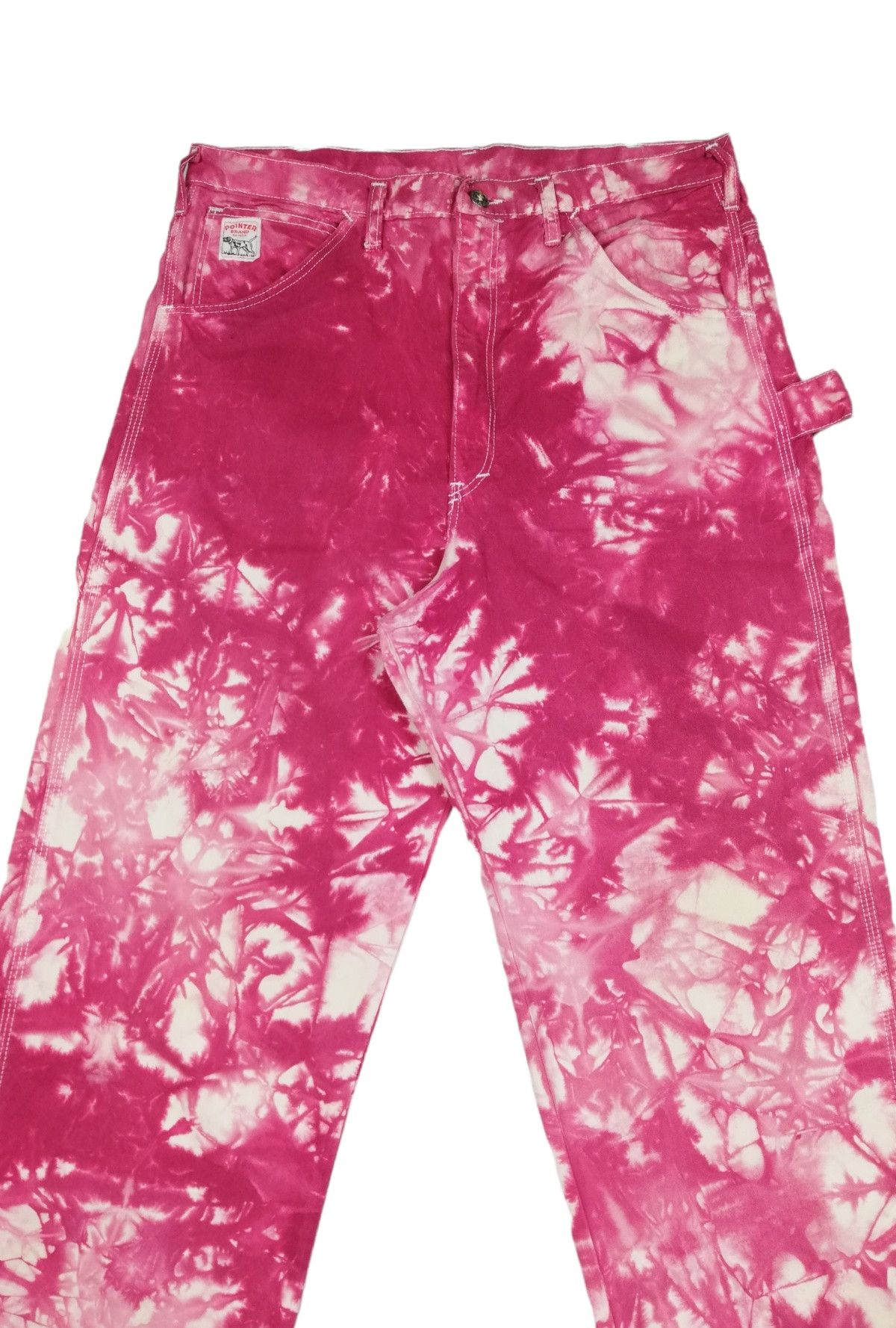 Pointer 🔥American Vintage 1970's Pointer Brand Custom Tie Dye Work Size US 35 - 6 Thumbnail