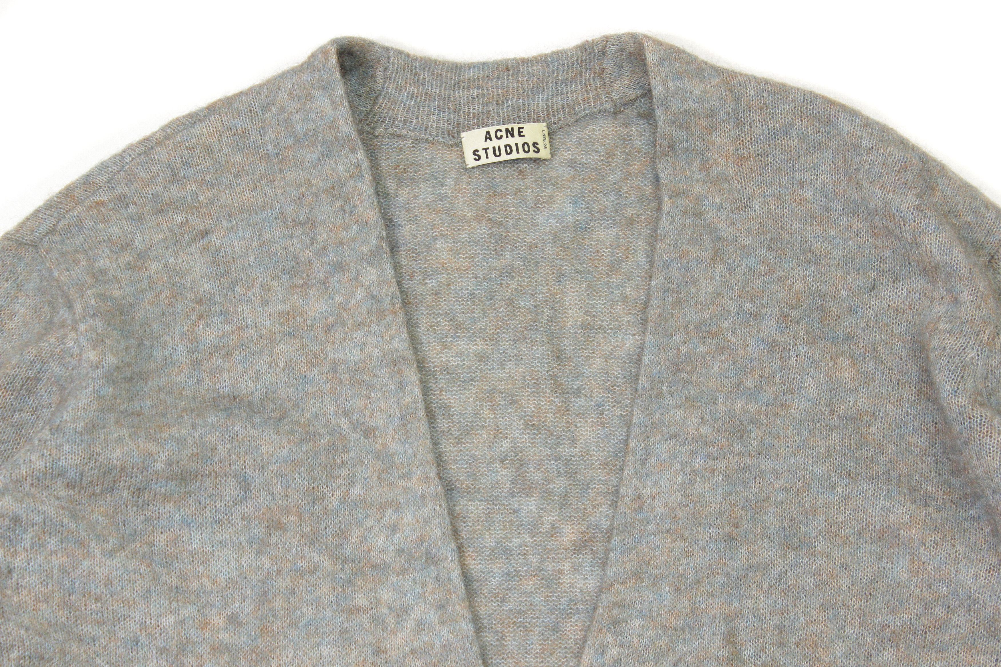 Acne Studios Raya SH Mohair PAW13 Women's Cardigan Size ONE SIZE - 4 Thumbnail