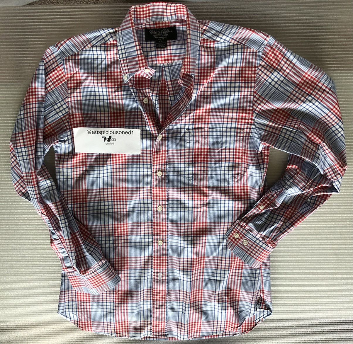 Brooks Brothers Brooks Brothers 🇺🇸 Red/White/Blue Egyptian Cotton Oxford S Size US S / EU 44-46 / 1 - 7 Thumbnail