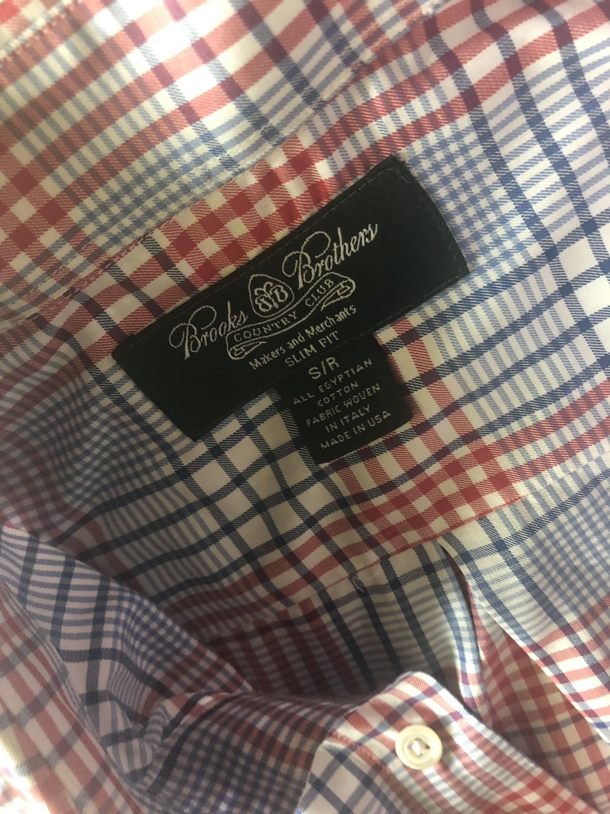Brooks Brothers Brooks Brothers 🇺🇸 Red/White/Blue Egyptian Cotton Oxford S Size US S / EU 44-46 / 1 - 12 Thumbnail