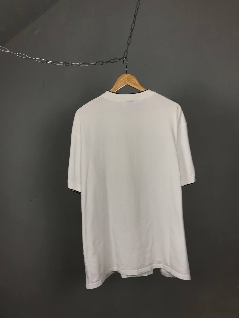 Nike × Vintage Nike swoosh streetwear vintage center logo tee Size US XXL / EU 58 / 5 - 7 Thumbnail
