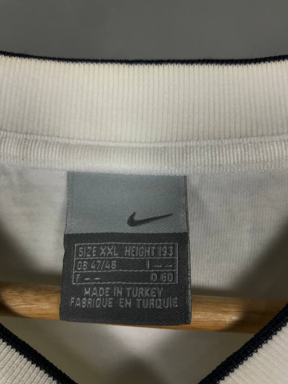 Nike × Vintage Nike swoosh streetwear vintage center logo tee Size US XXL / EU 58 / 5 - 3 Thumbnail