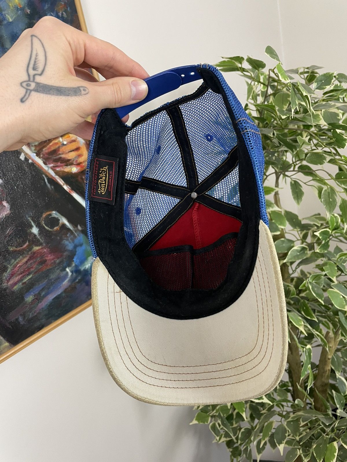 Vintage Von Dutch Vintage Y2k Trucker Hat Cap Rare Hype Streetwear Size ONE SIZE - 2 Thumbnail