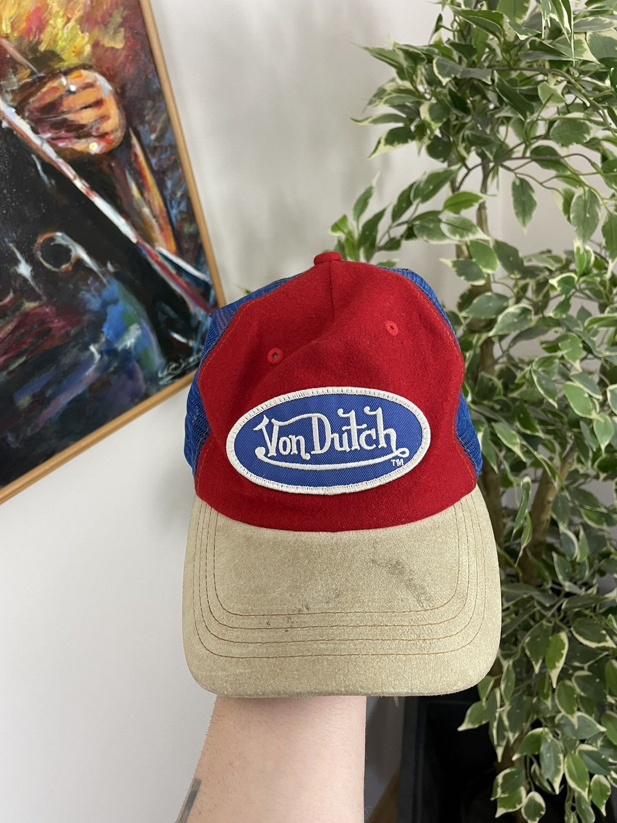 Vintage Von Dutch Vintage Y2k Trucker Hat Cap Rare Hype Streetwear Size ONE SIZE - 1 Thumbnail