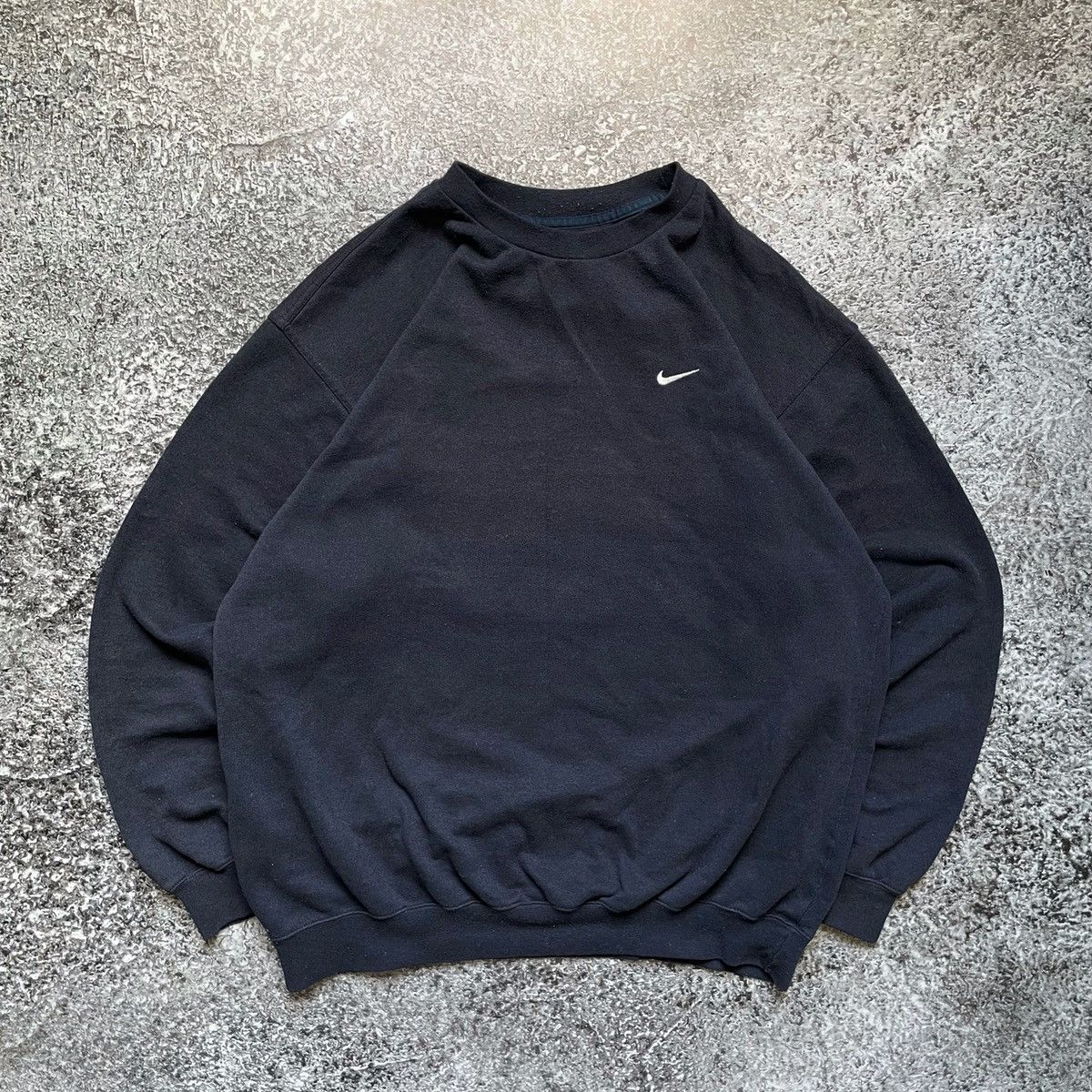 Nike Nike Vintage Navy Baggy Sweatshirt | Grailed