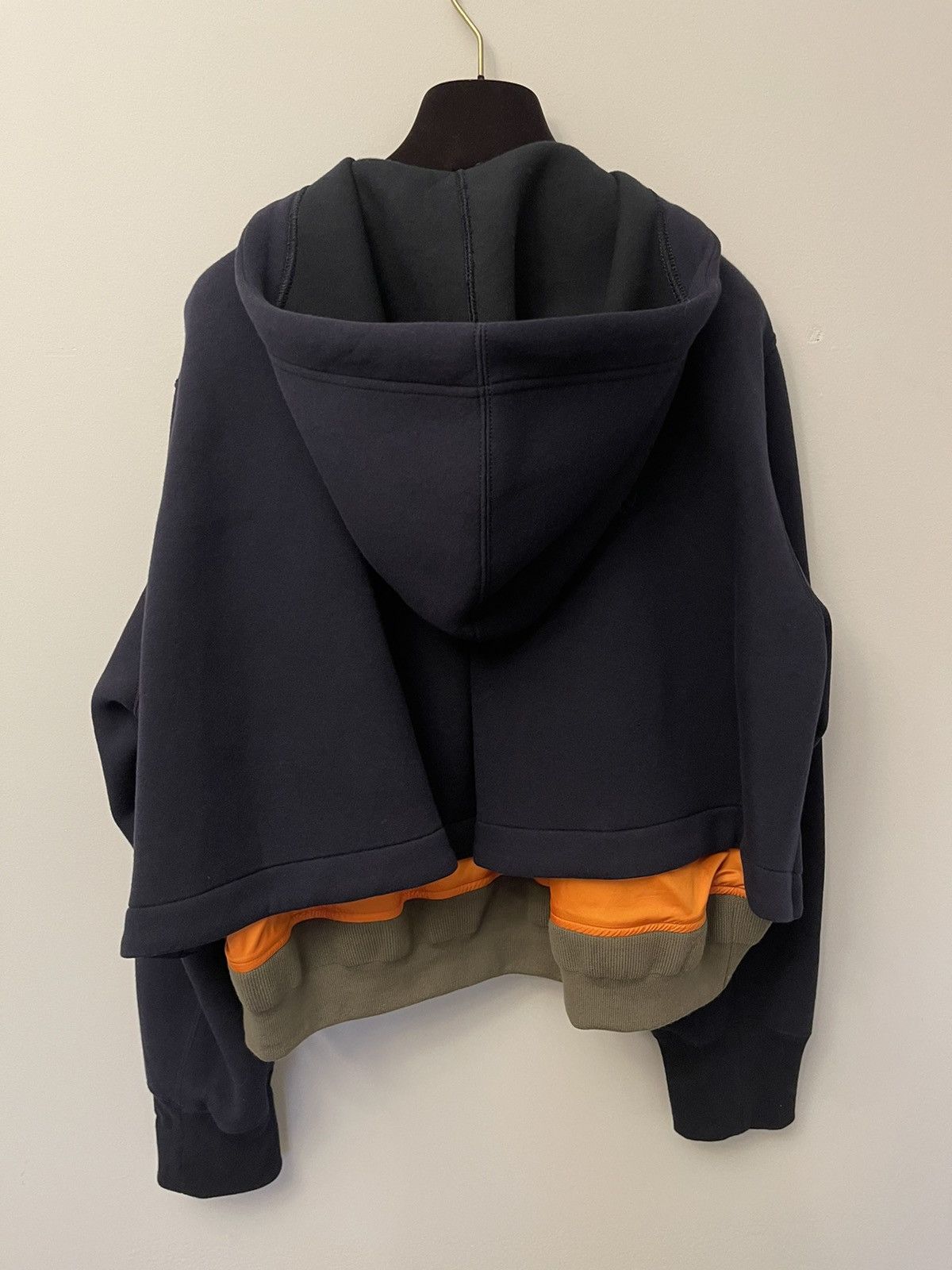 Sacai Sacai 22ss Sponge Layered Zip-Up Hoodie Bomber Size XL / US 12-14 / IT 48-50 - 2 Thumbnail