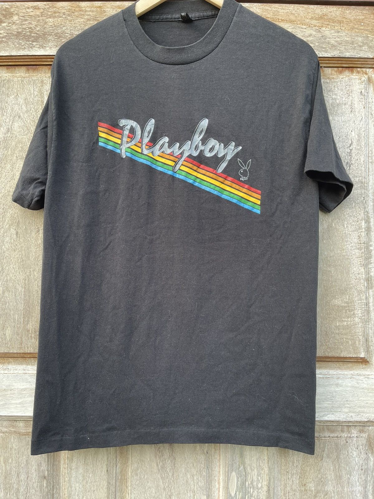 Vintage Vintage playboy rainbow 80 shirt very rare | Grailed