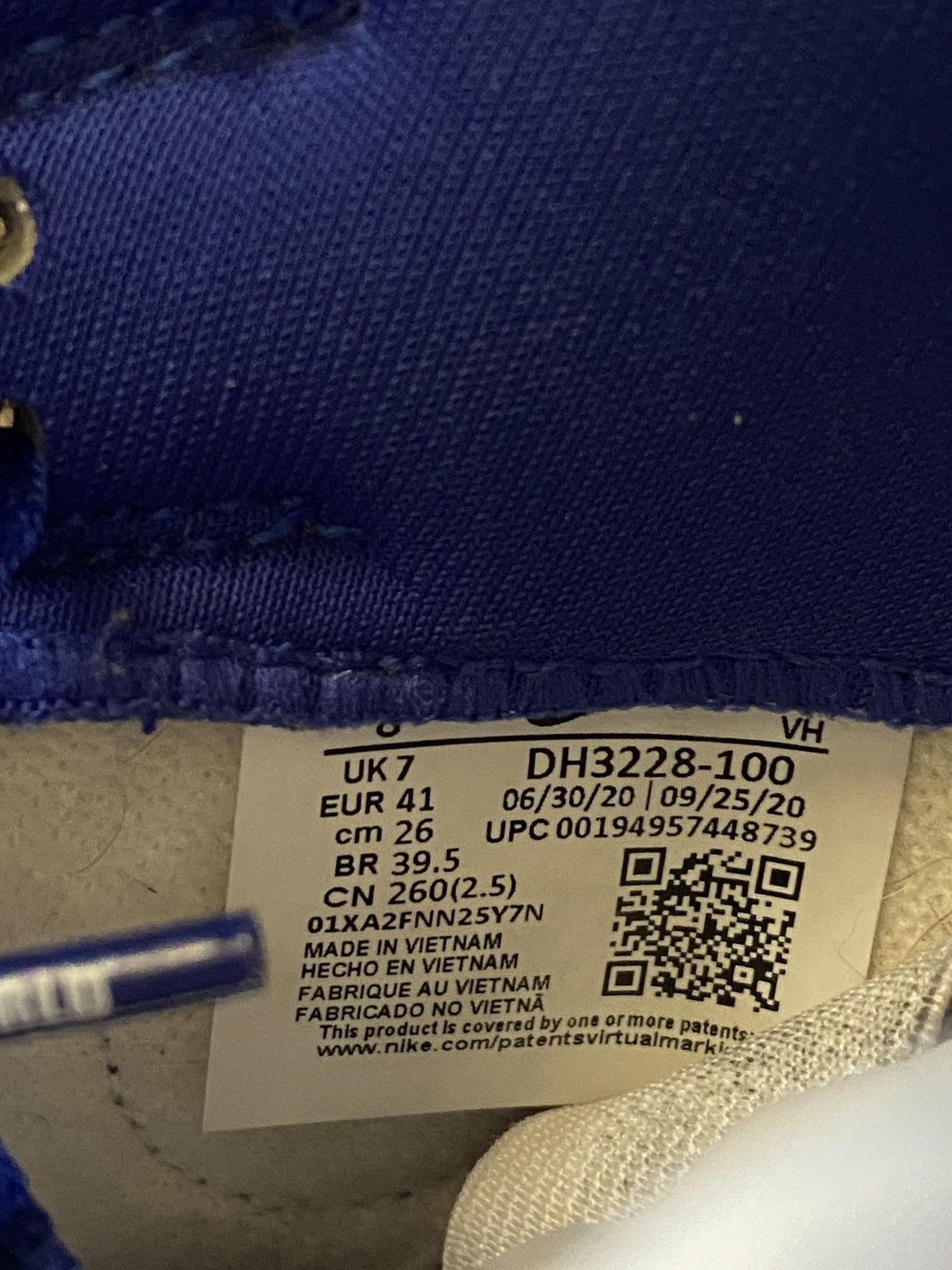Nike Nike Sb Dunk Low Supreme Stars Hyper Royal Size US 8 / EU 41 - 6 Thumbnail