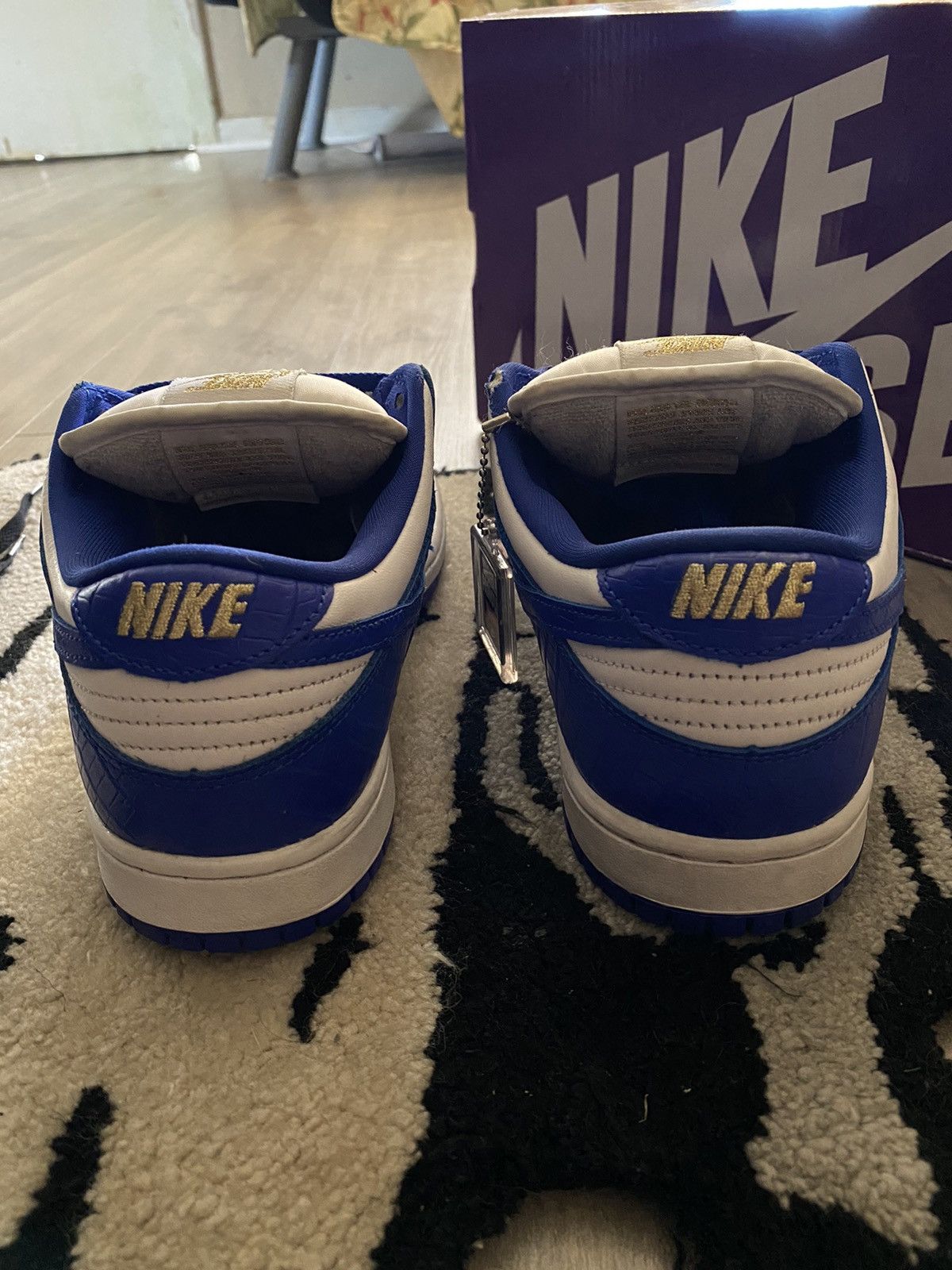 Nike Nike Sb Dunk Low Supreme Stars Hyper Royal Size US 8 / EU 41 - 7 Thumbnail