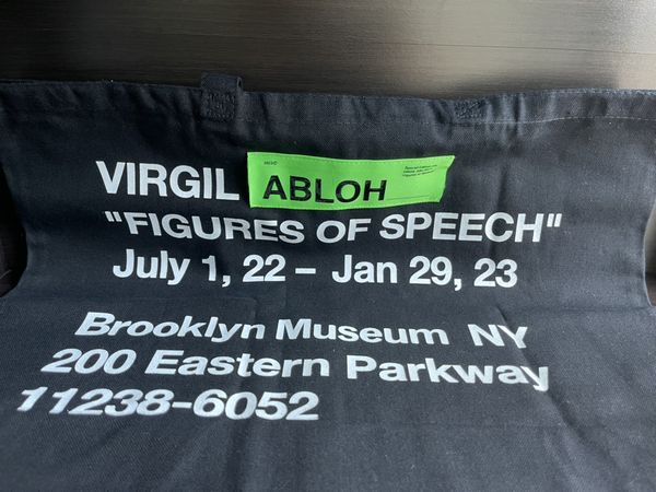 Bags, Virgil Abloh X Brooklyn Musuem Tote Bag