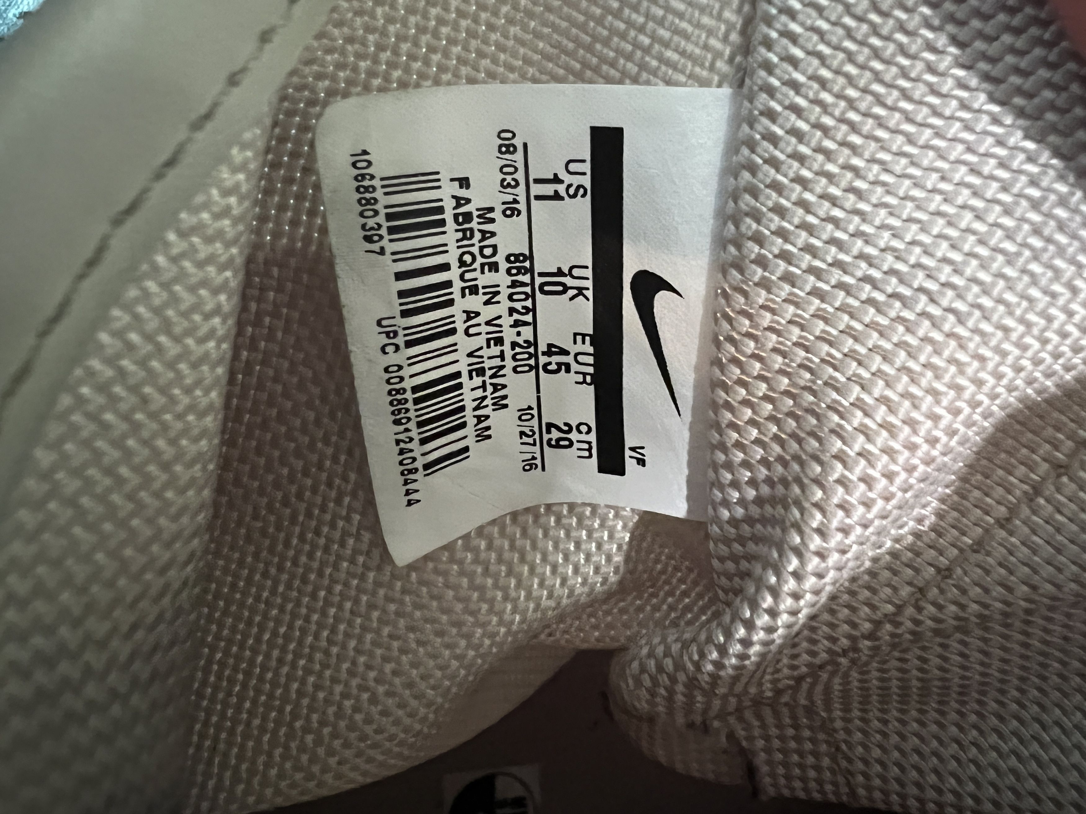 Nike SF-AF1 High Light Bone Size US 11 / EU 44 - 9 Thumbnail