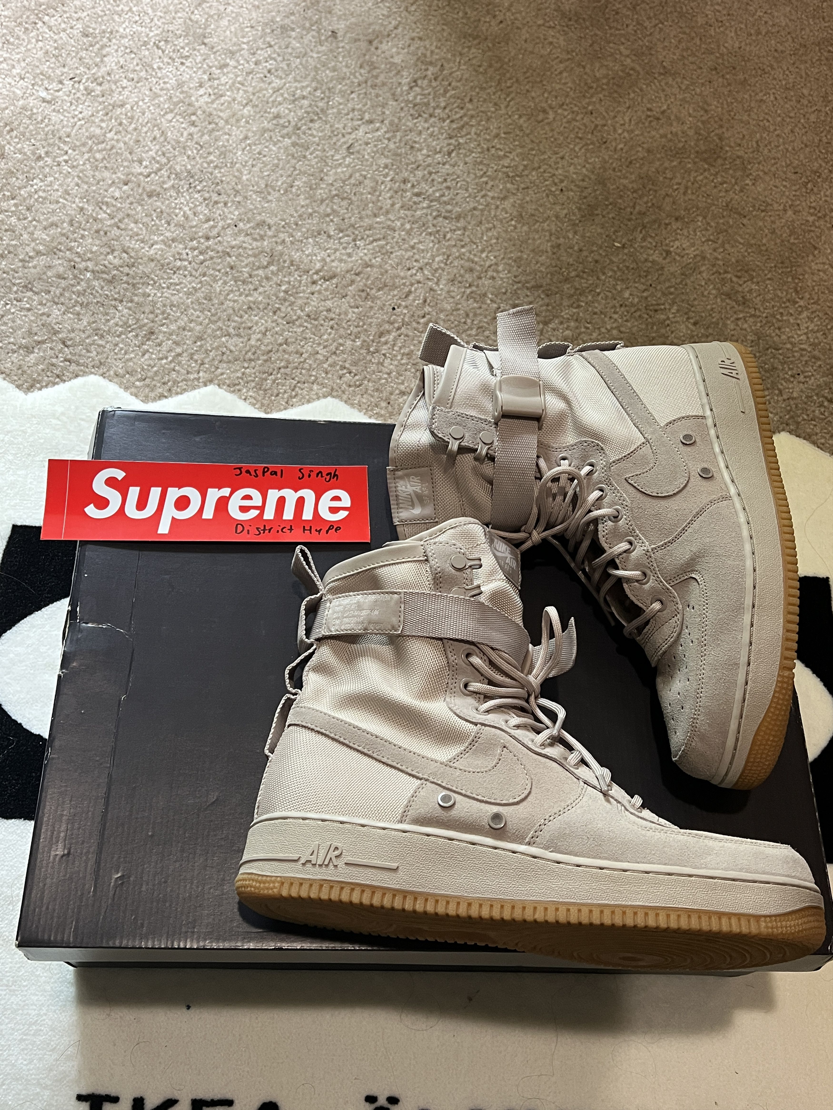 Nike SF-AF1 High Light Bone Size US 11 / EU 44 - 1 Thumbnail