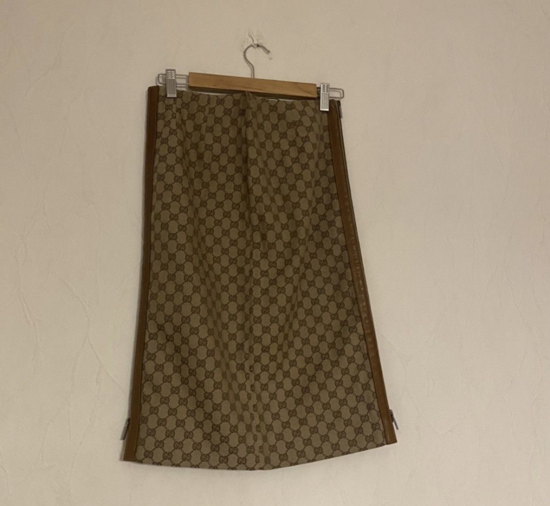 Gucci Vintage gucci monogram skirt tom Ford rare Size 27" / US 4 / IT 40 - 3 Thumbnail