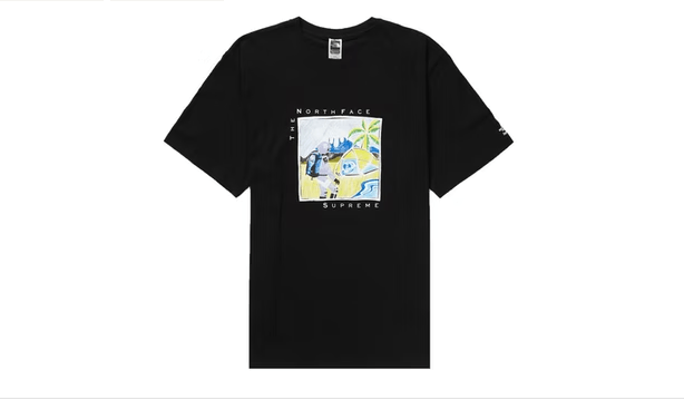 Supreme Supreme SS22 North Face Sketch S/S Tee Black Medium Size US M / EU 48-50 / 2 - 6 Thumbnail