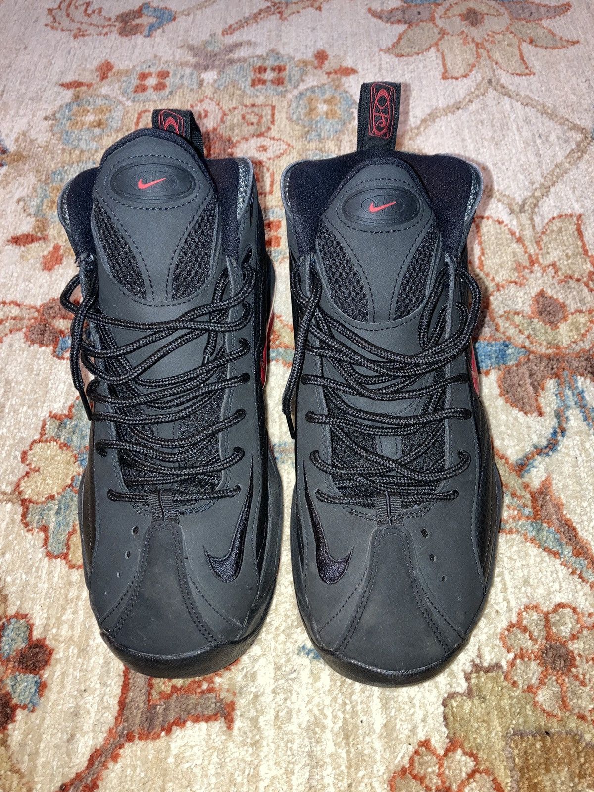 Nike Total Air Uptempo Red Black Sz 9.5 Like NEW