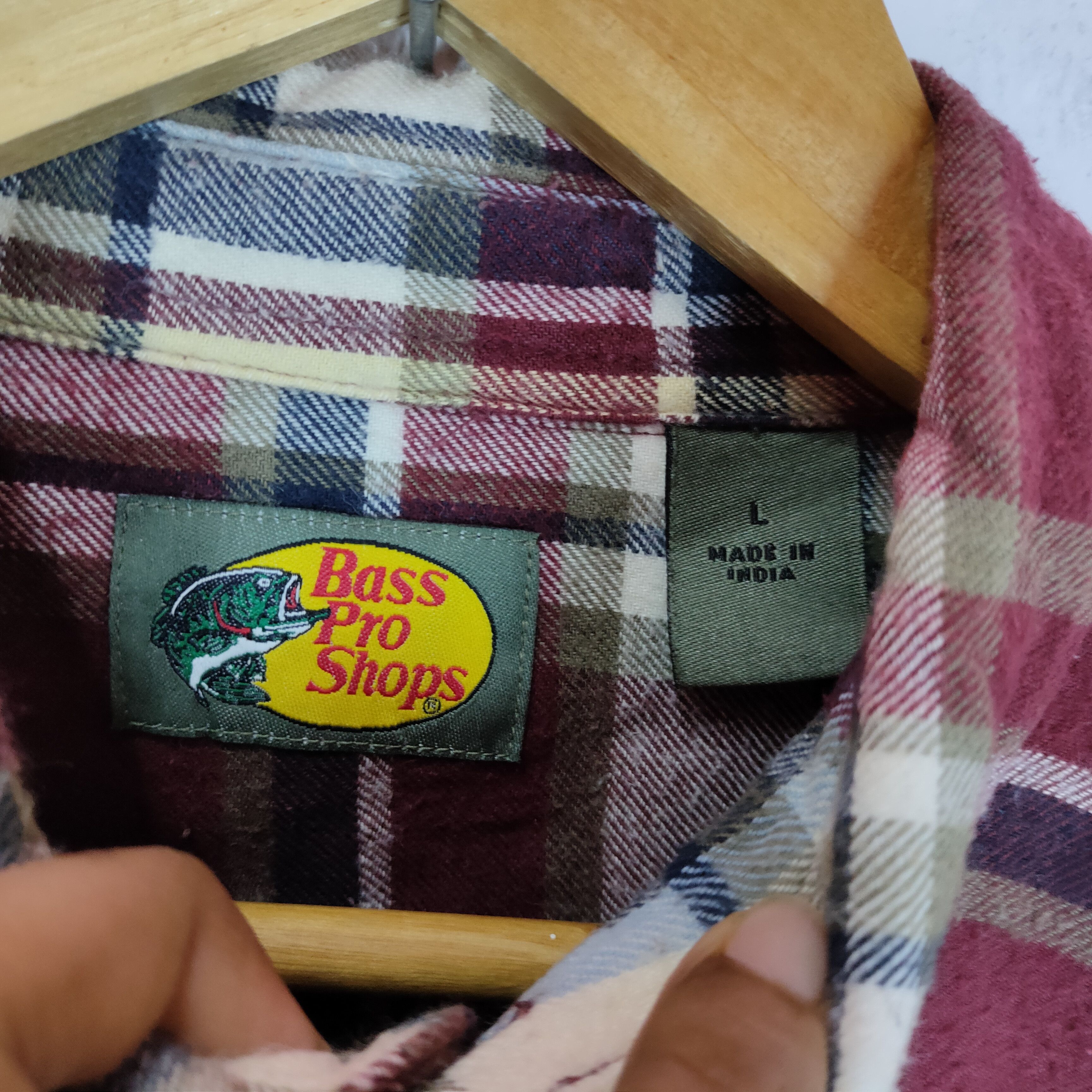 Bass Pro Shops × Flannel Vintage BASS PRO SHOP Full Button Outdoor Flannel Size US XL / EU 56 / 4 - 4 Thumbnail