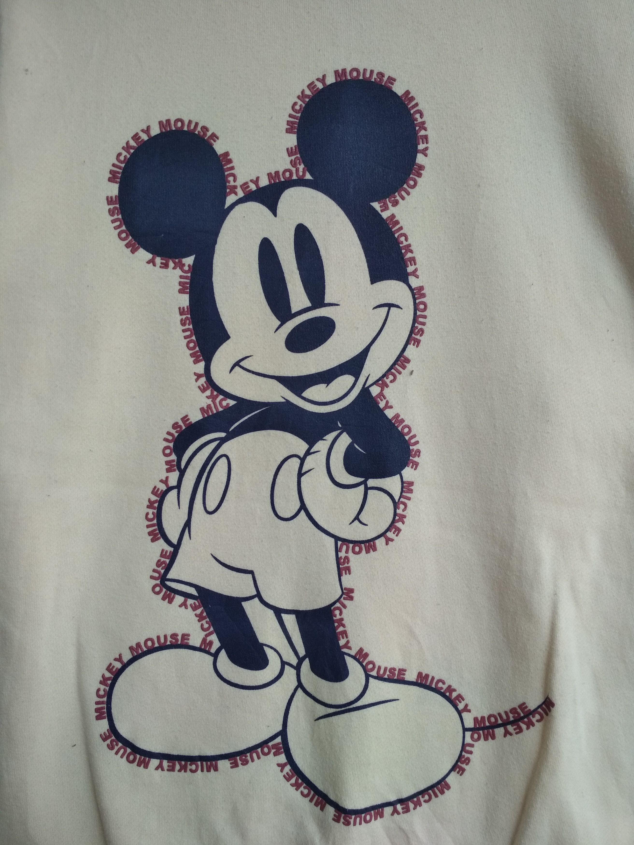 Disney RARE MICKEY MOUSE BY DISNEY BIG LOGO SWEATSHIRT Size US M / EU 48-50 / 2 - 3 Thumbnail