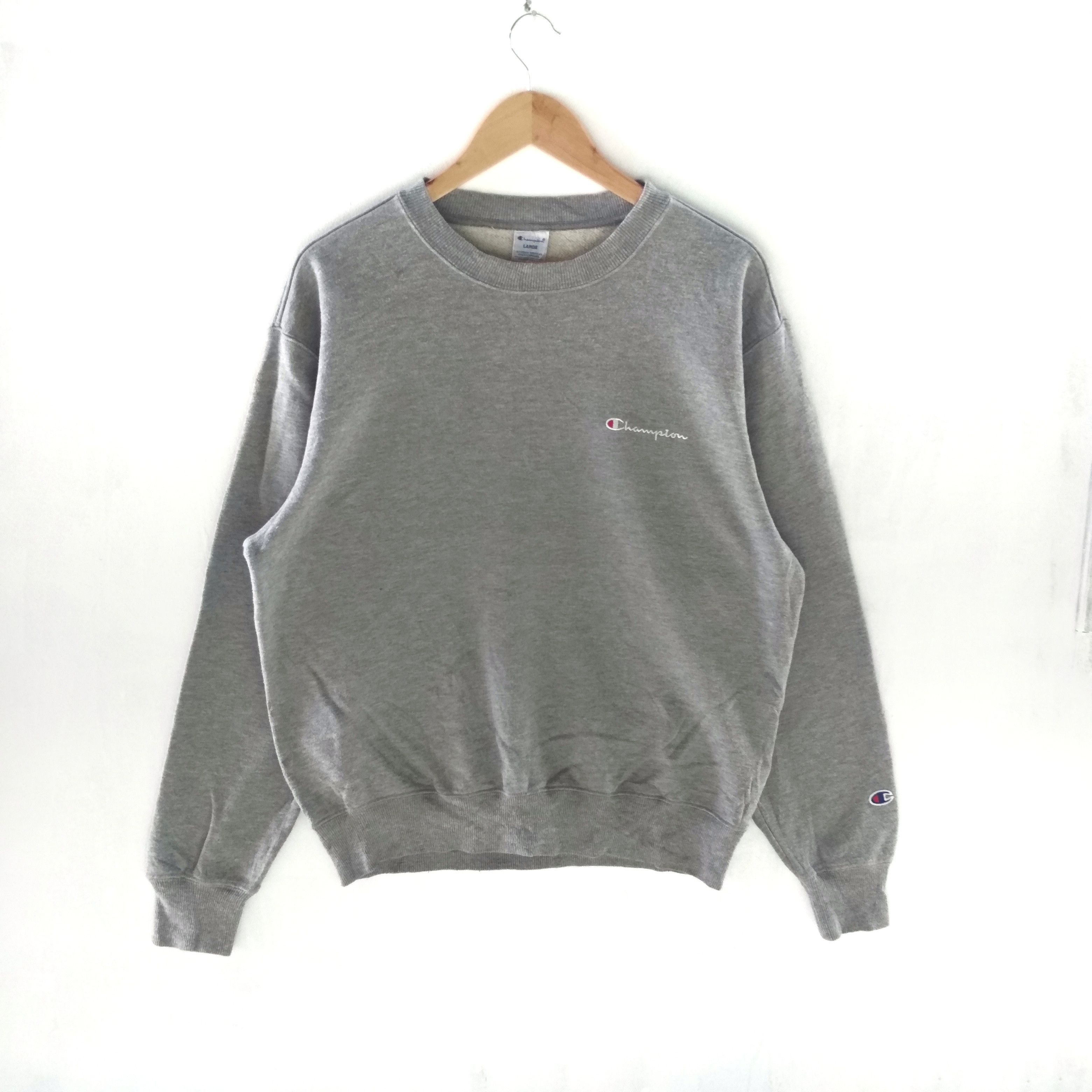 Champion CHAMPION Embroidery Logo Spellout Big Back Logo Sweatshirt Size US L / EU 52-54 / 3 - 1 Thumbnail
