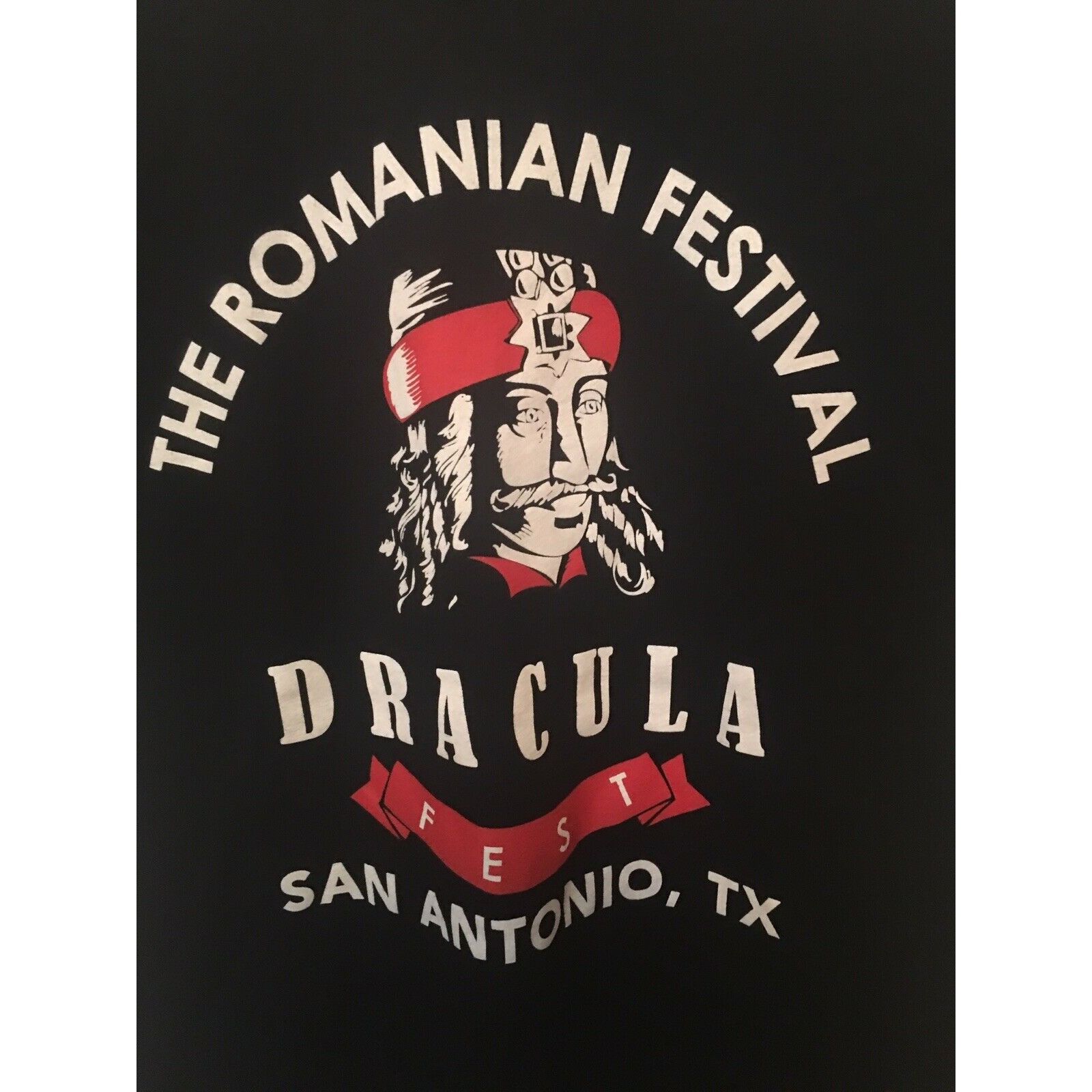 Gildan The Romanian Festival Dracula Fest San Antonio TX T Shirt Size US S / EU 44-46 / 1 - 1 Thumbnail