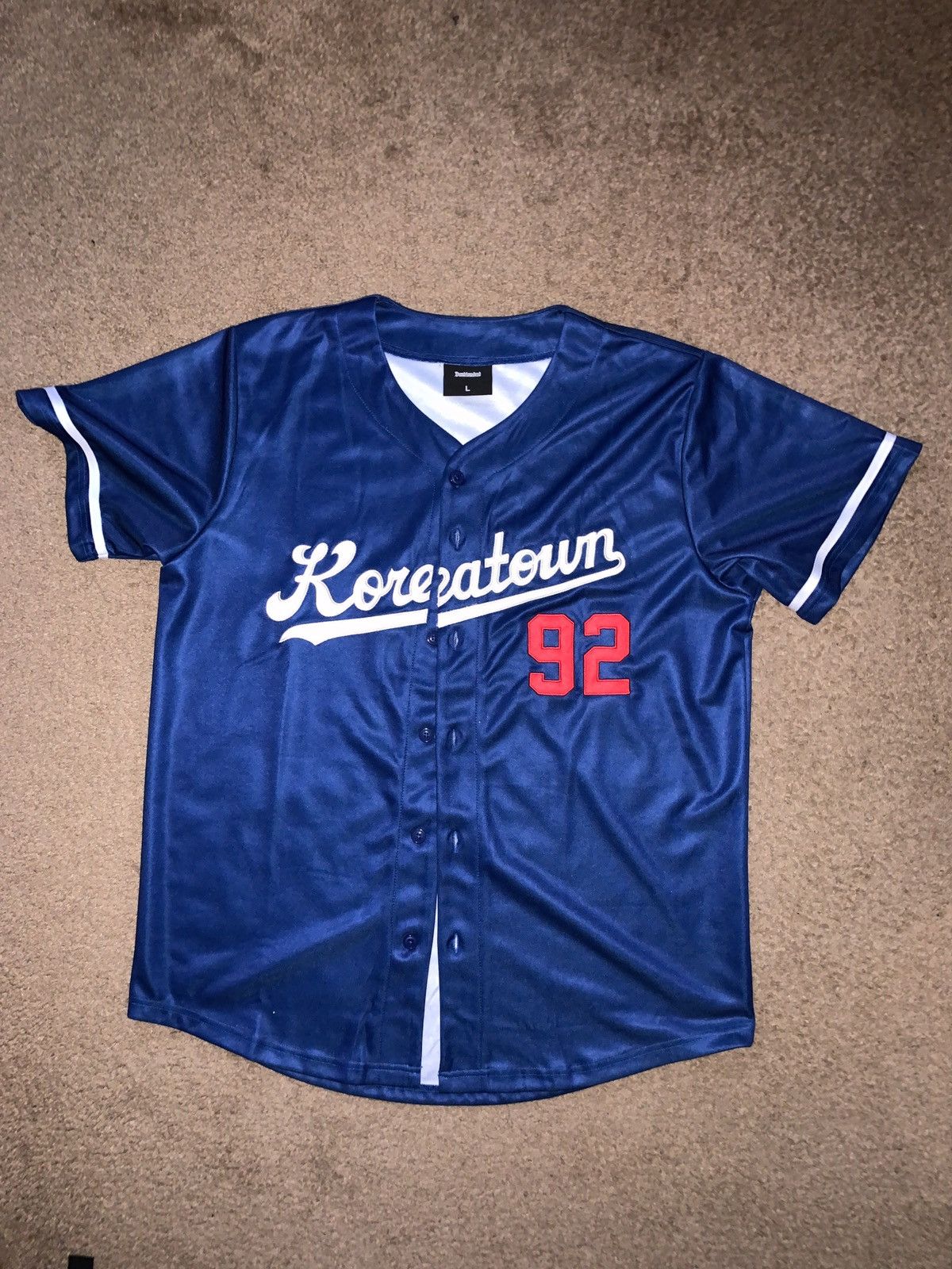 Koreatown Baseball Jersey in White – Dumbfoundead