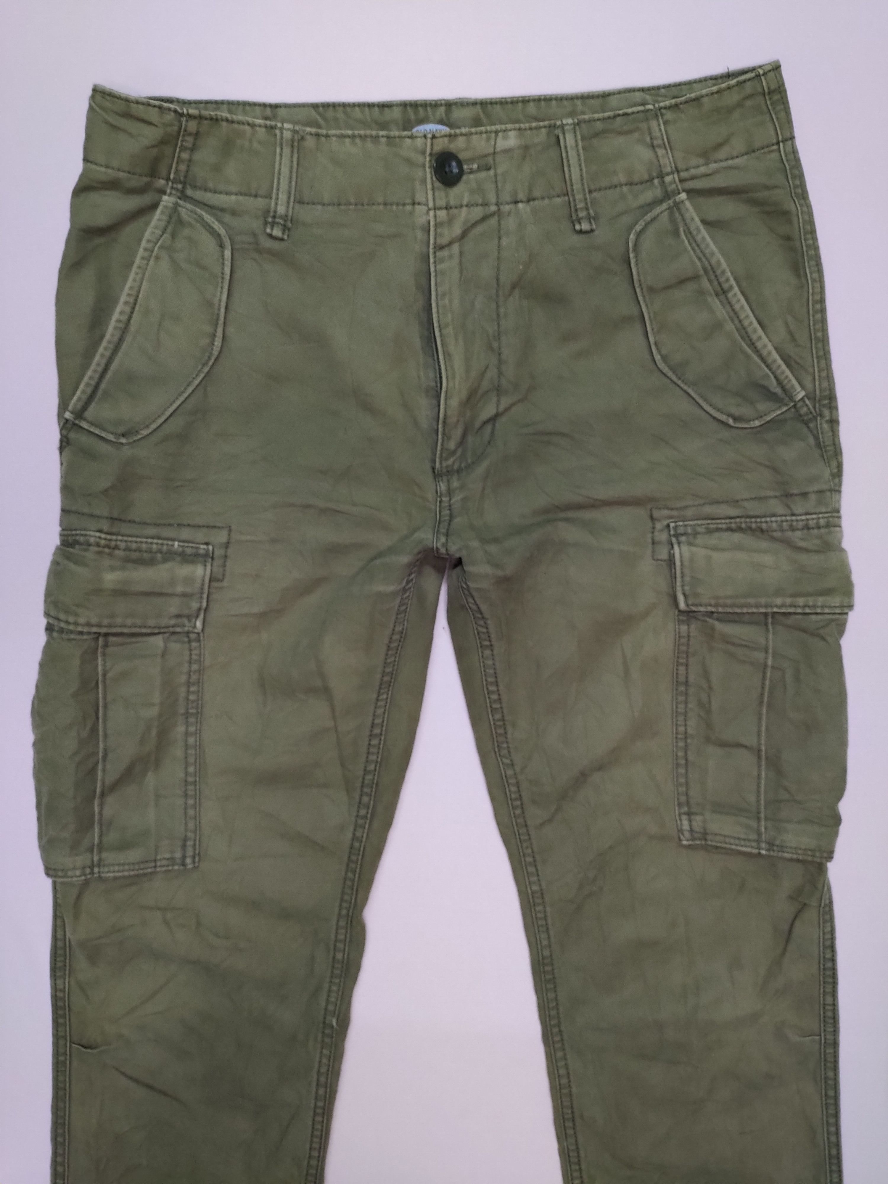 Japanese Brand × Old Navy Vintage Old Navy Cargo Workers Tactical Cargopants Trousers Size US 32 / EU 48 - 13 Thumbnail