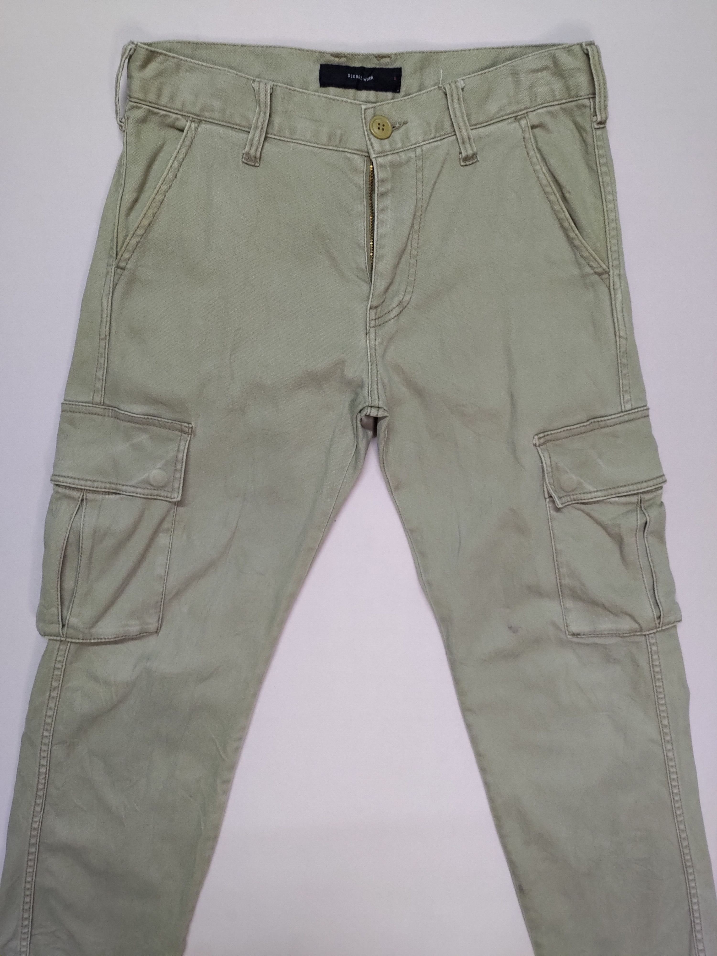 Global Work × Japanese Brand Vintage Global Work Cargo Pants Tactical Utility Pants Size US 29 - 11 Thumbnail