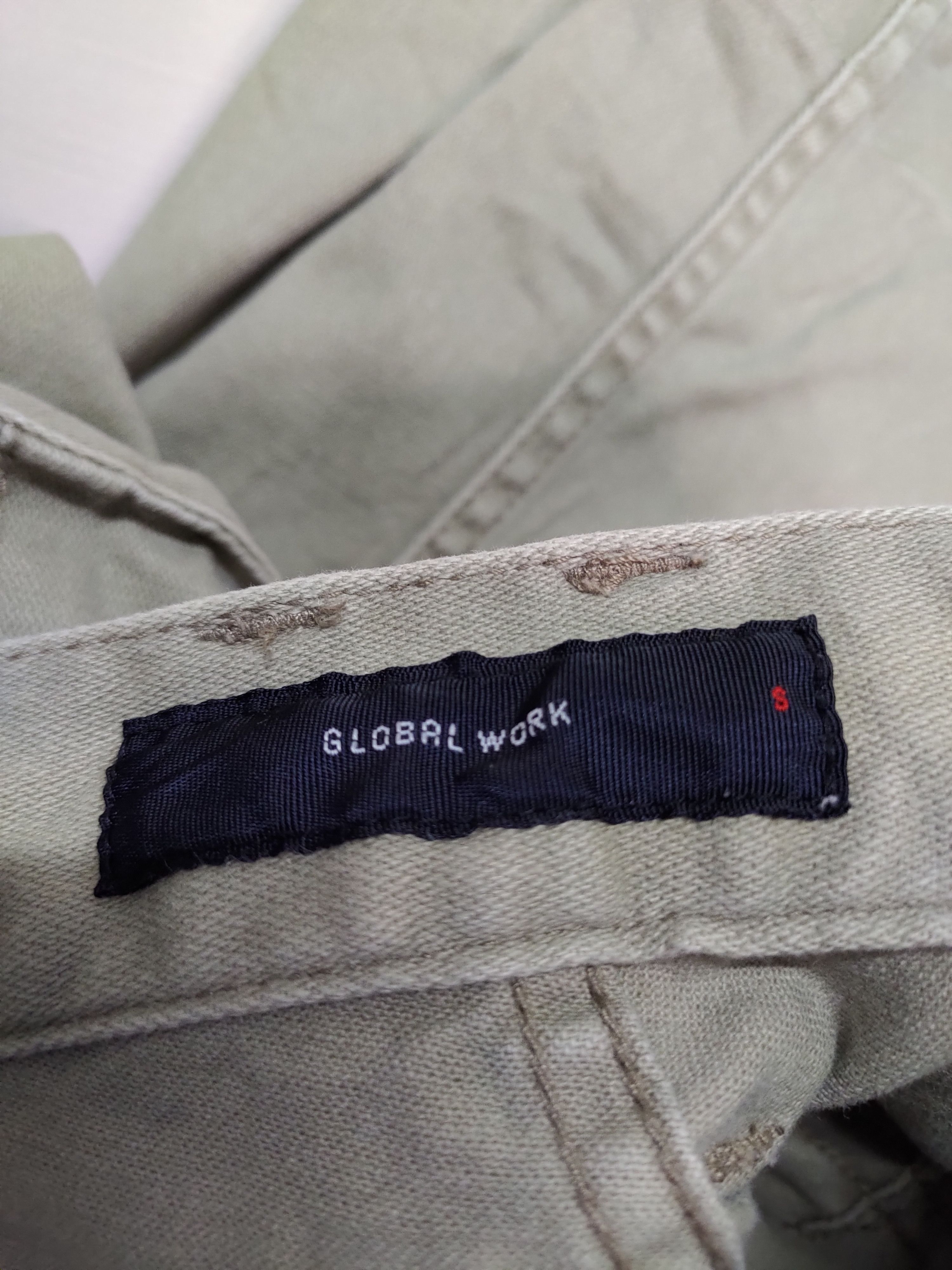 Global Work × Japanese Brand Vintage Global Work Cargo Pants Tactical Utility Pants Size US 29 - 3 Thumbnail