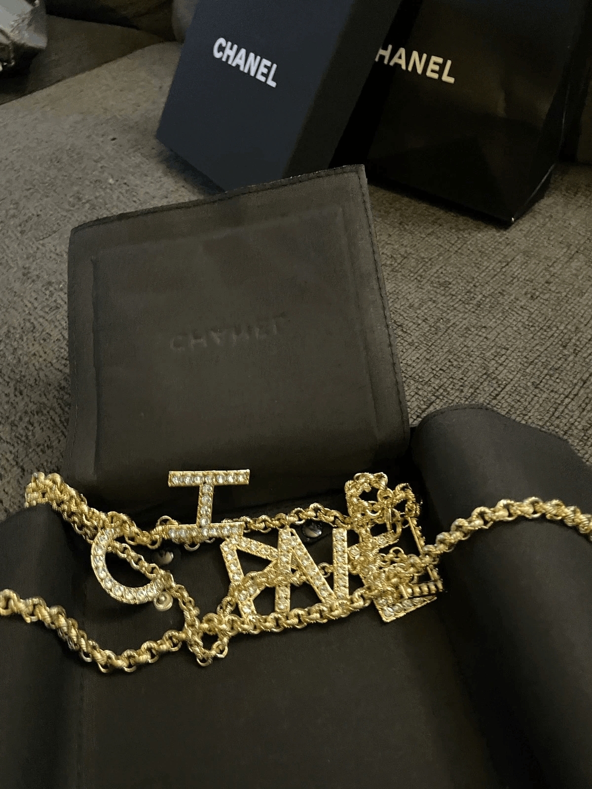 Chanel Gold Chain Belt 105cm