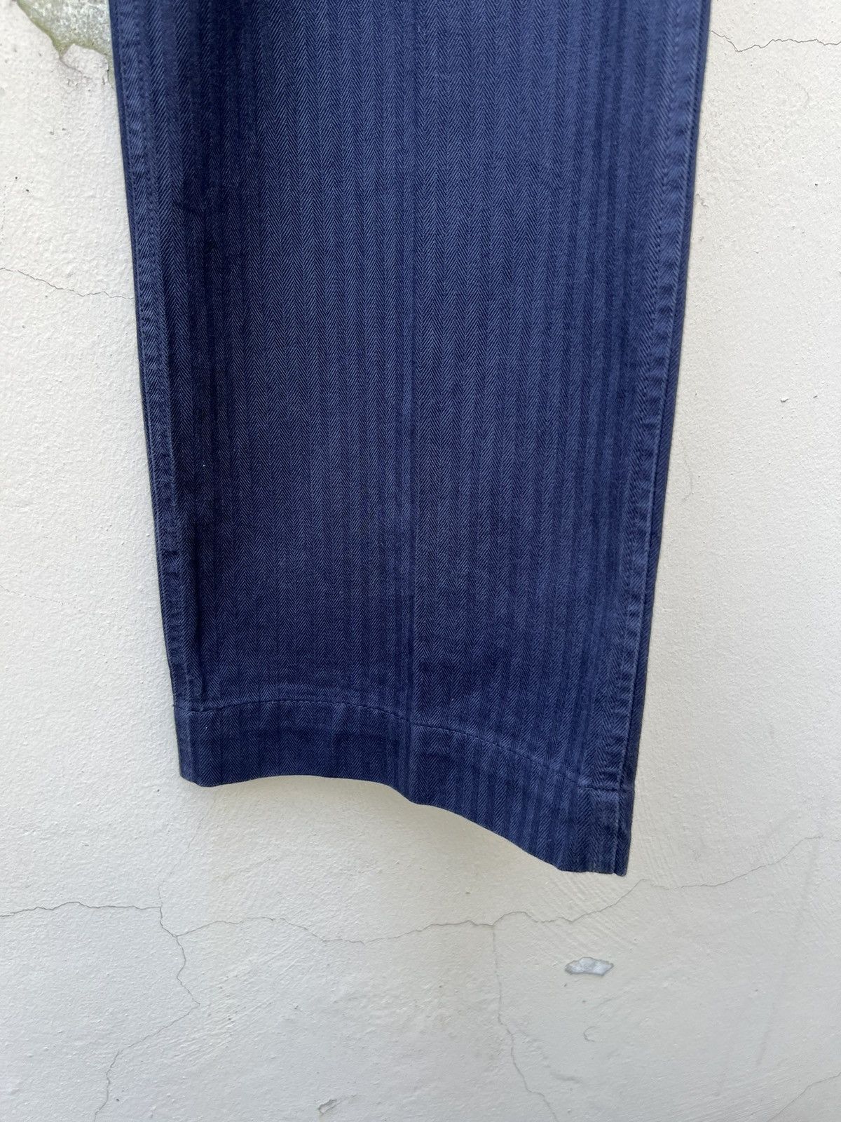 Yarmo Vintage Yarmo England Hbt Striped Royal Navy Pant Size US 32 / EU 48 - 11 Thumbnail